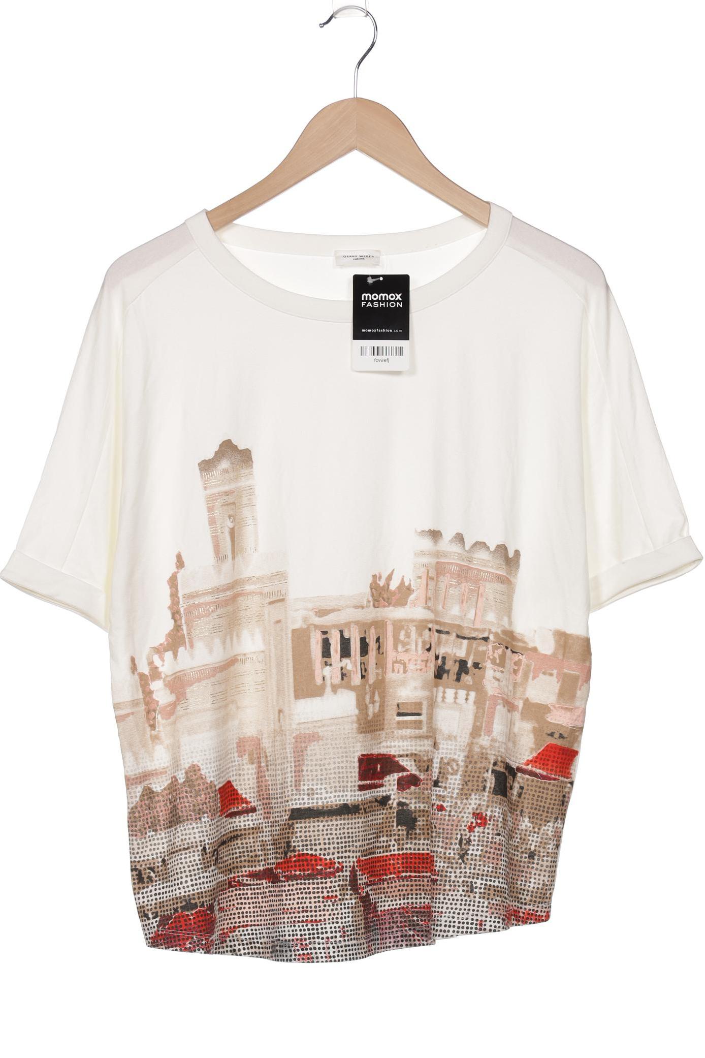 

Gerry Weber Damen T-Shirt, weiß, Gr. 42