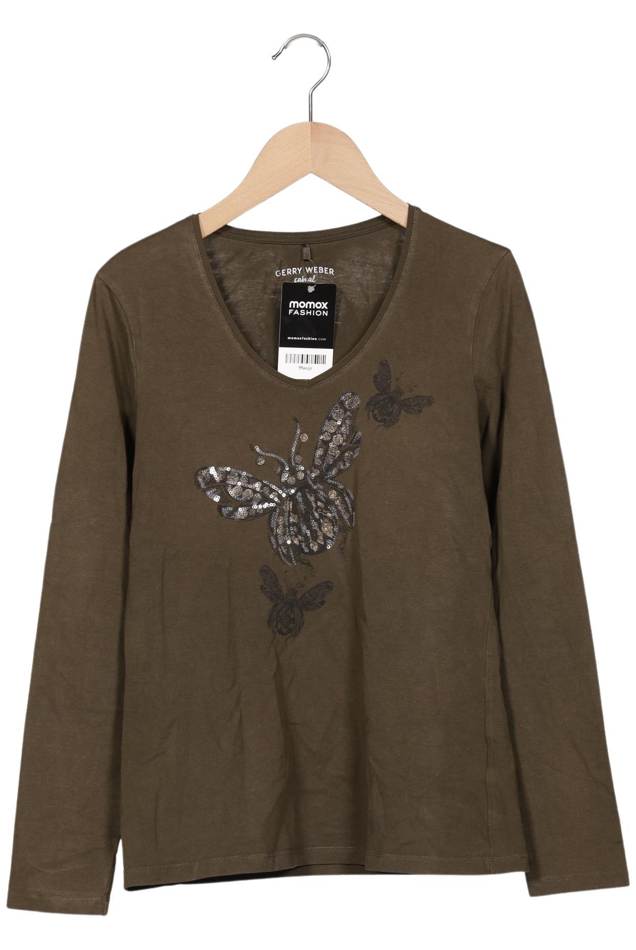 

Gerry Weber Damen Langarmshirt, grün, Gr. 36