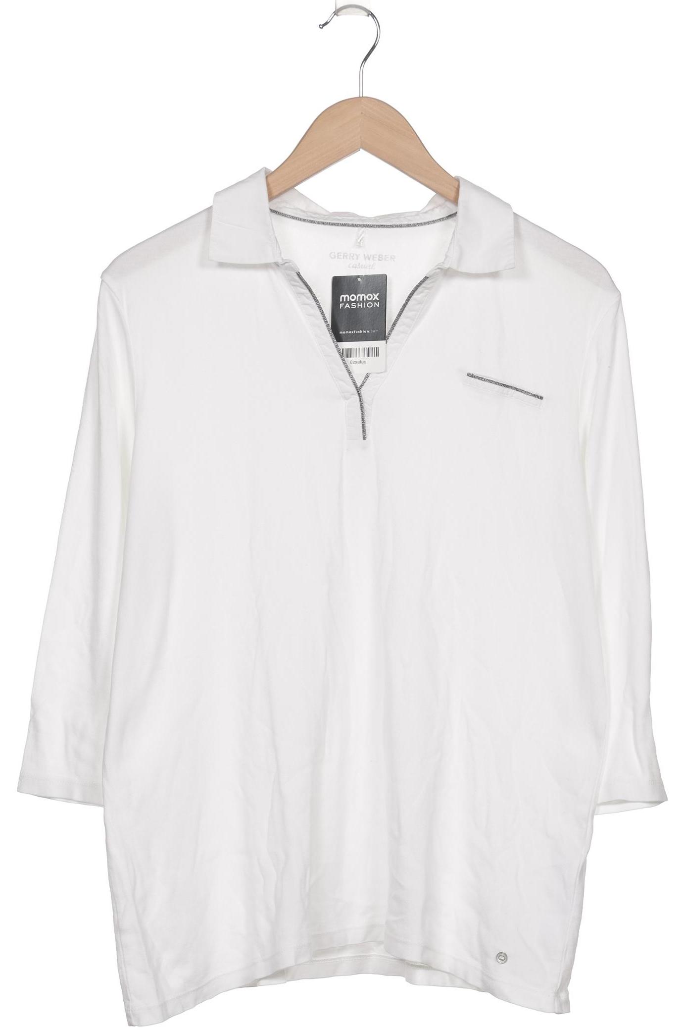 

Gerry Weber Damen Langarmshirt, weiß, Gr. 46