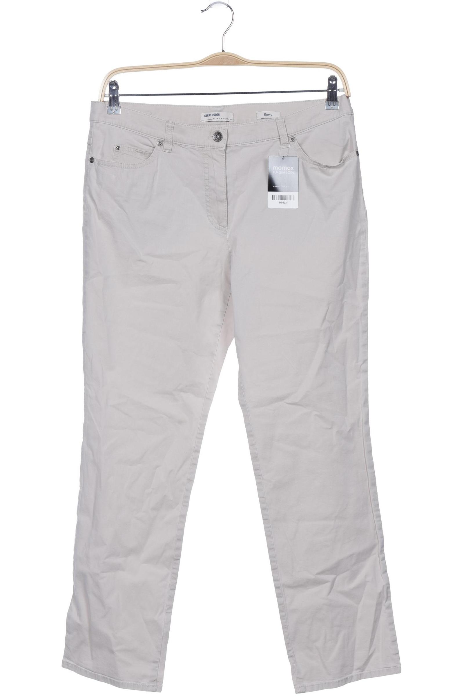 

Gerry Weber Damen Stoffhose, beige, Gr. 44