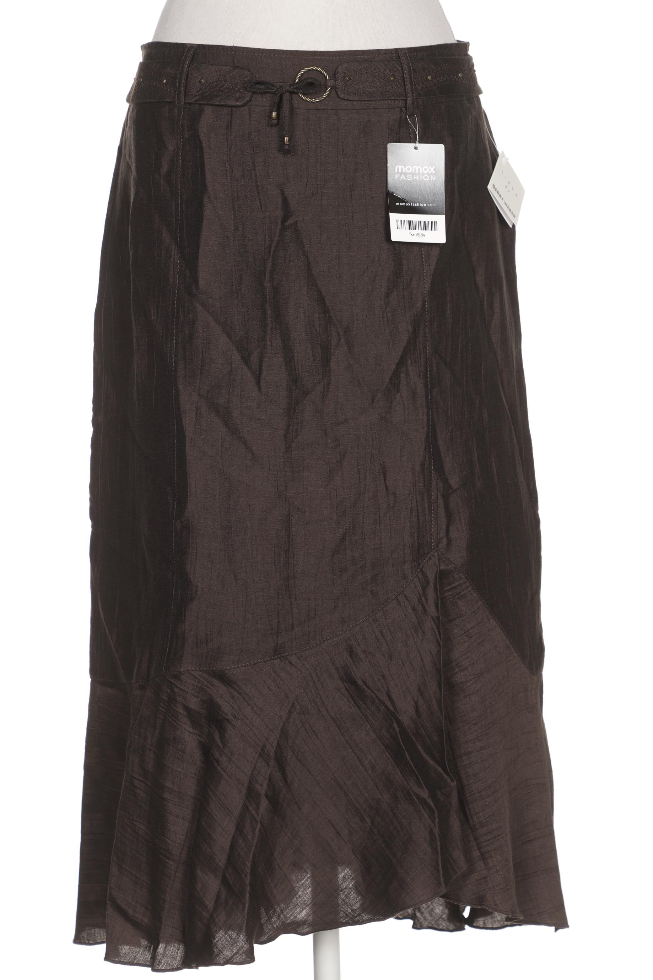 

Gerry Weber Damen Rock, braun, Gr. 38