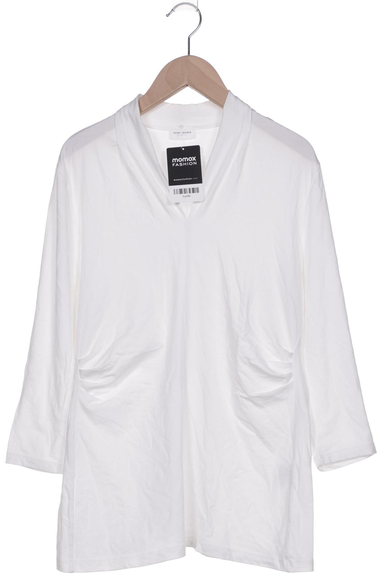 

Gerry Weber Damen Langarmshirt, weiß, Gr. 44
