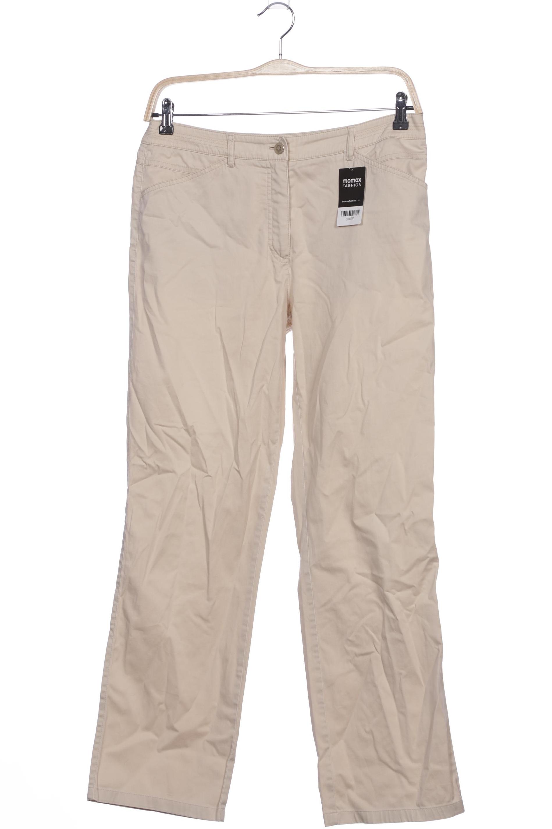 

Gerry Weber Damen Stoffhose, beige, Gr. 42