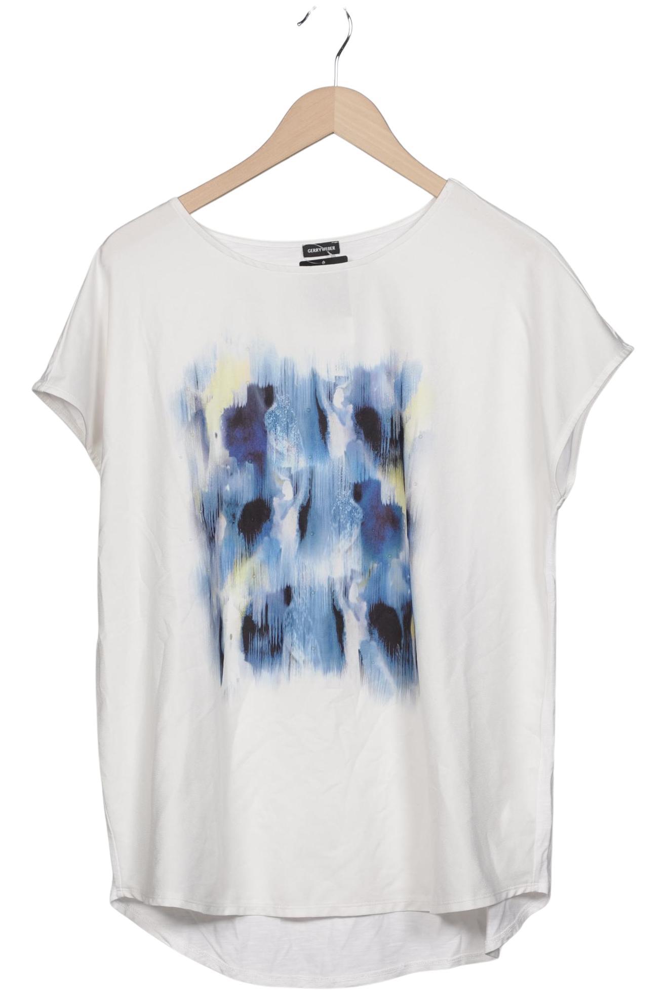 

Gerry Weber Damen T-Shirt, weiß, Gr. 44