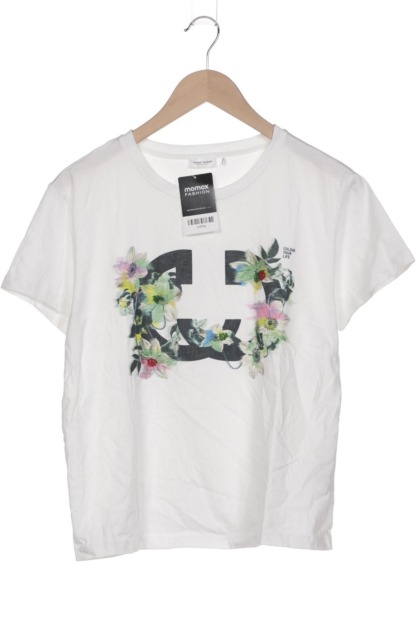 

Gerry Weber Damen T-Shirt, weiß, Gr. 42