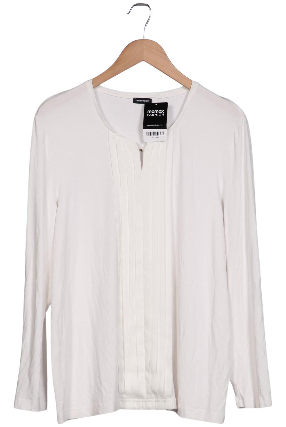 

Gerry Weber Damen Langarmshirt, weiß, Gr. 46