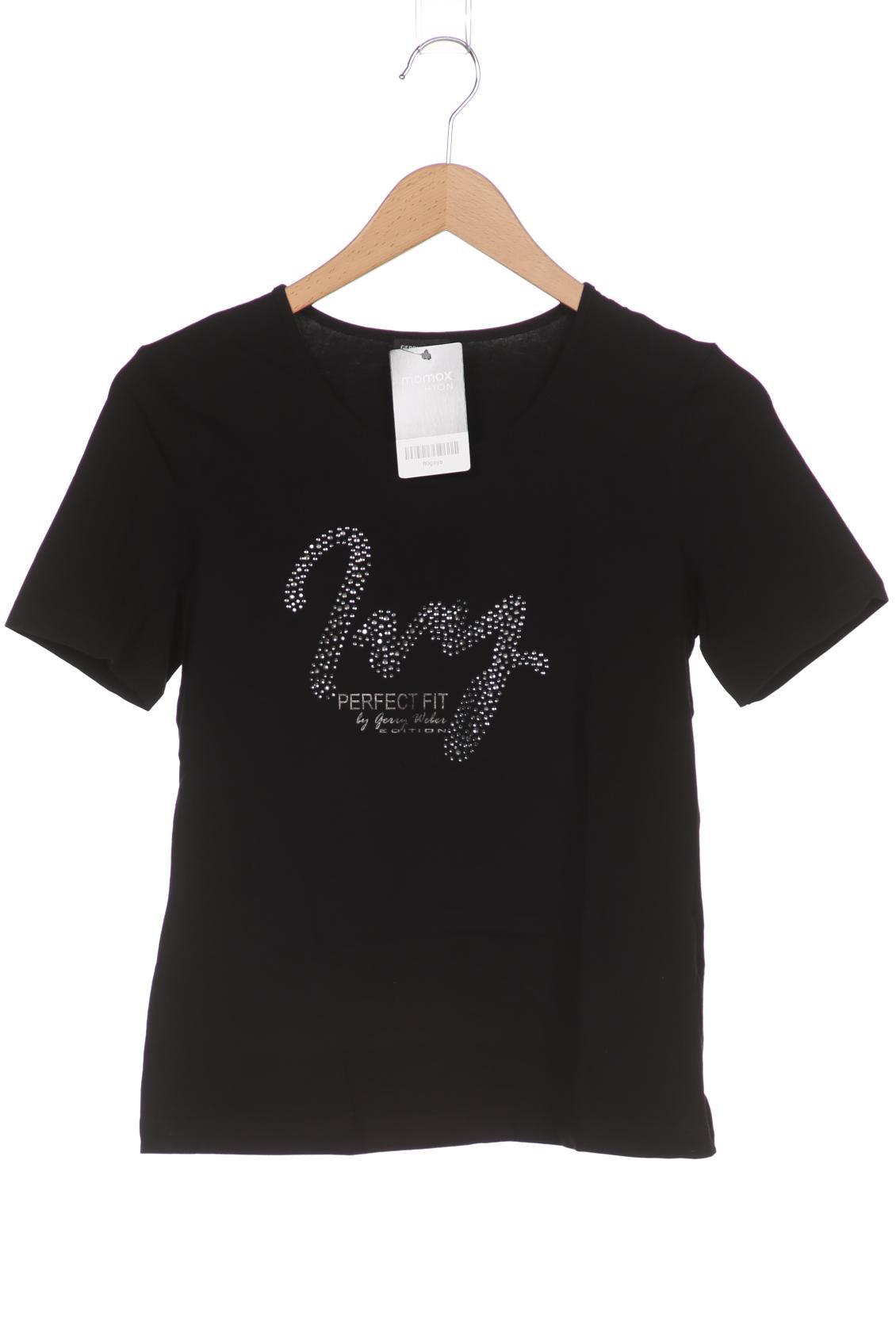 

Gerry Weber Damen T-Shirt, schwarz, Gr. 38