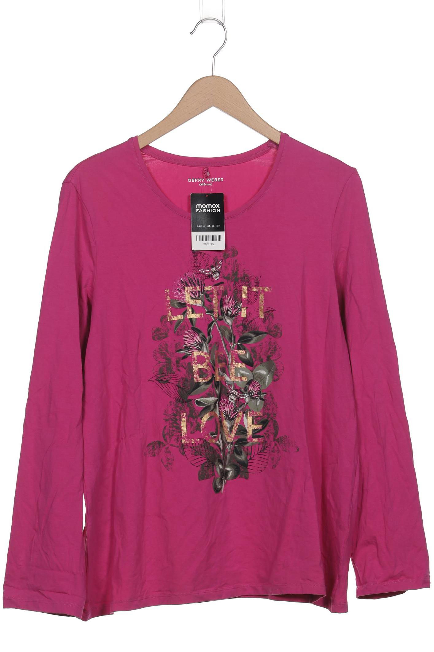 

Gerry Weber Damen Langarmshirt, pink, Gr. 48