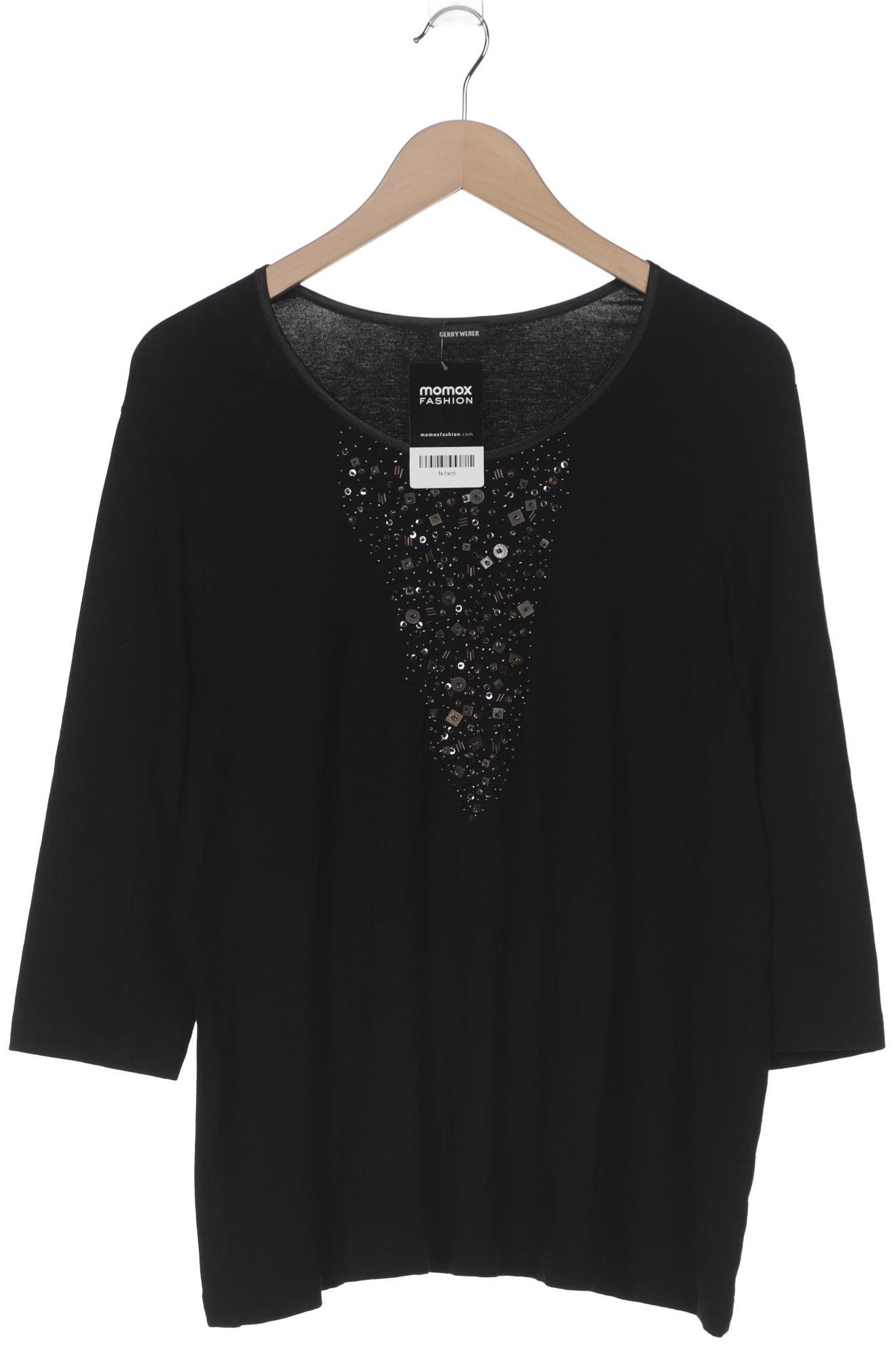 

Gerry Weber Damen Langarmshirt, schwarz, Gr. 48