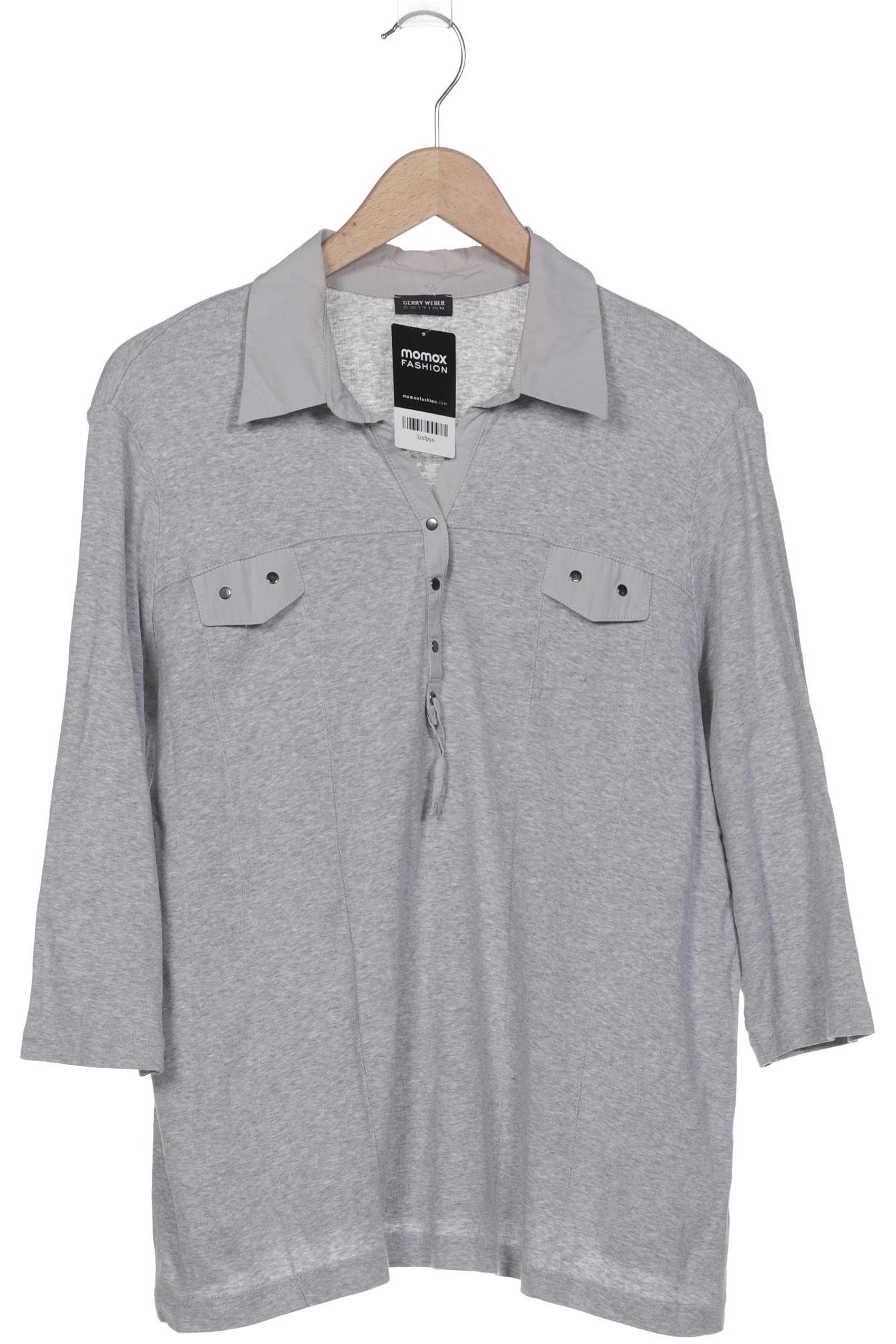 

Gerry Weber Damen Poloshirt, grau, Gr. 48
