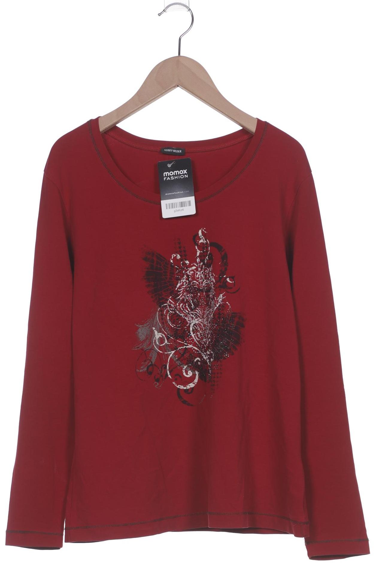 

Gerry Weber Damen Langarmshirt, bordeaux, Gr. 44