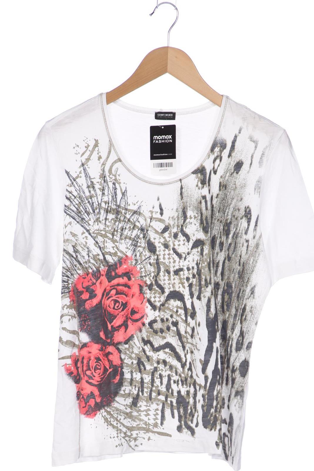 

Gerry Weber Damen T-Shirt, weiß, Gr. 42