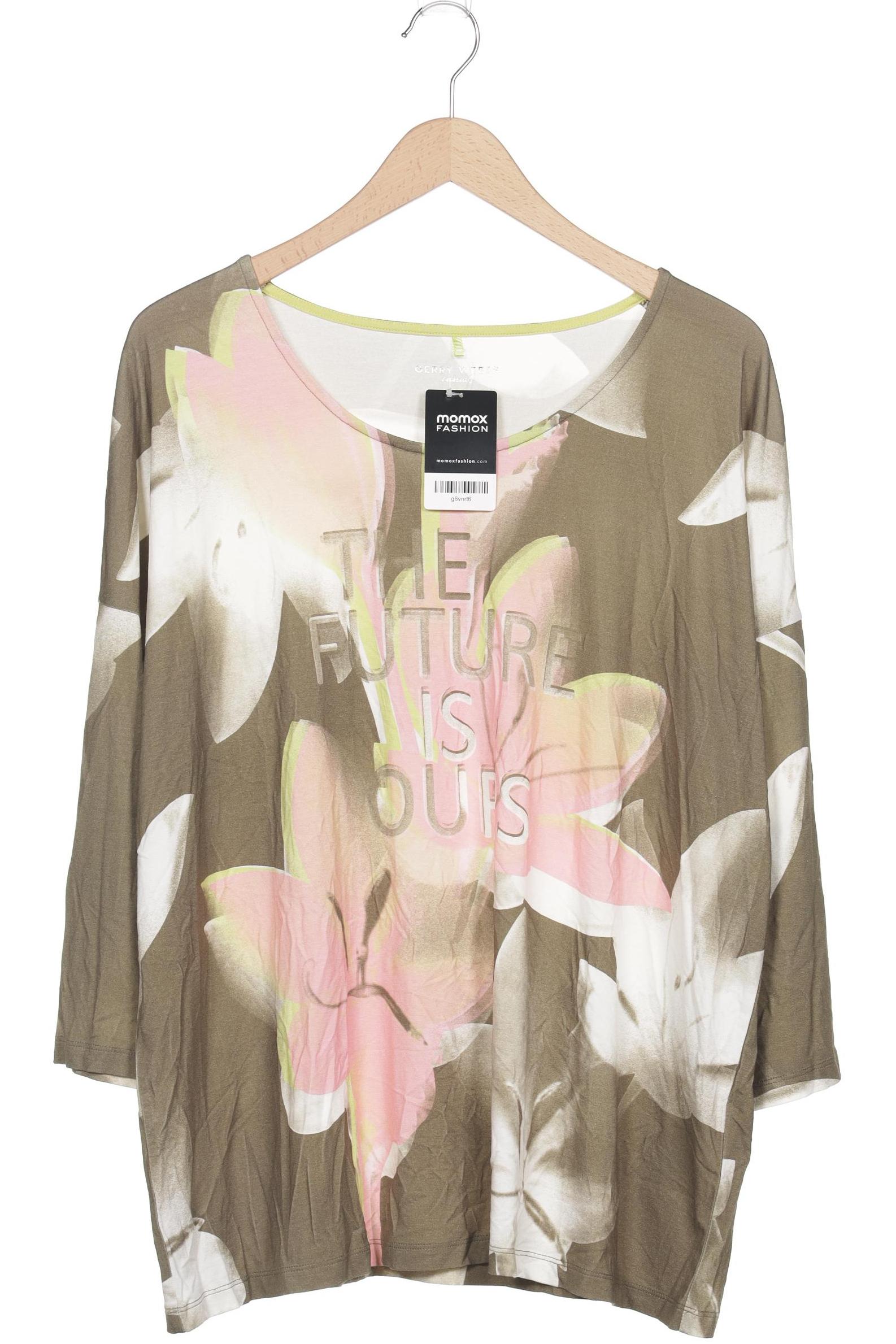 

Gerry Weber Damen Langarmshirt, grün, Gr. 48