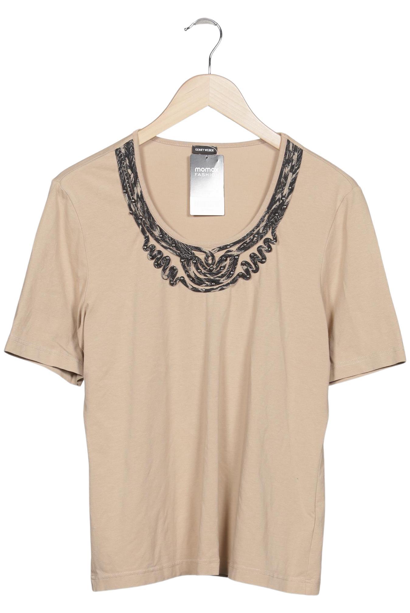 

Gerry Weber Damen T-Shirt, beige, Gr. 42
