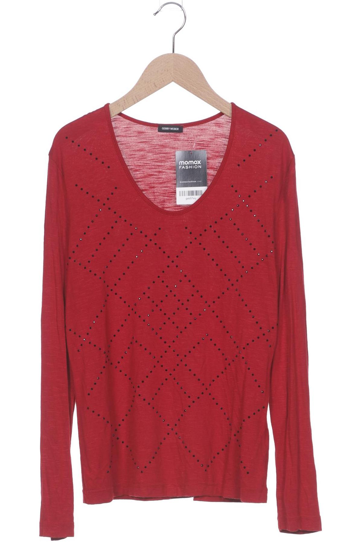 

Gerry Weber Damen Langarmshirt, rot, Gr. 40
