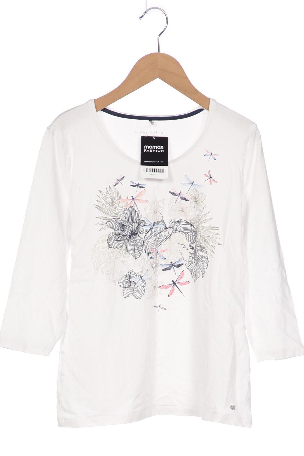 

Gerry Weber Damen Langarmshirt, weiß, Gr. 38