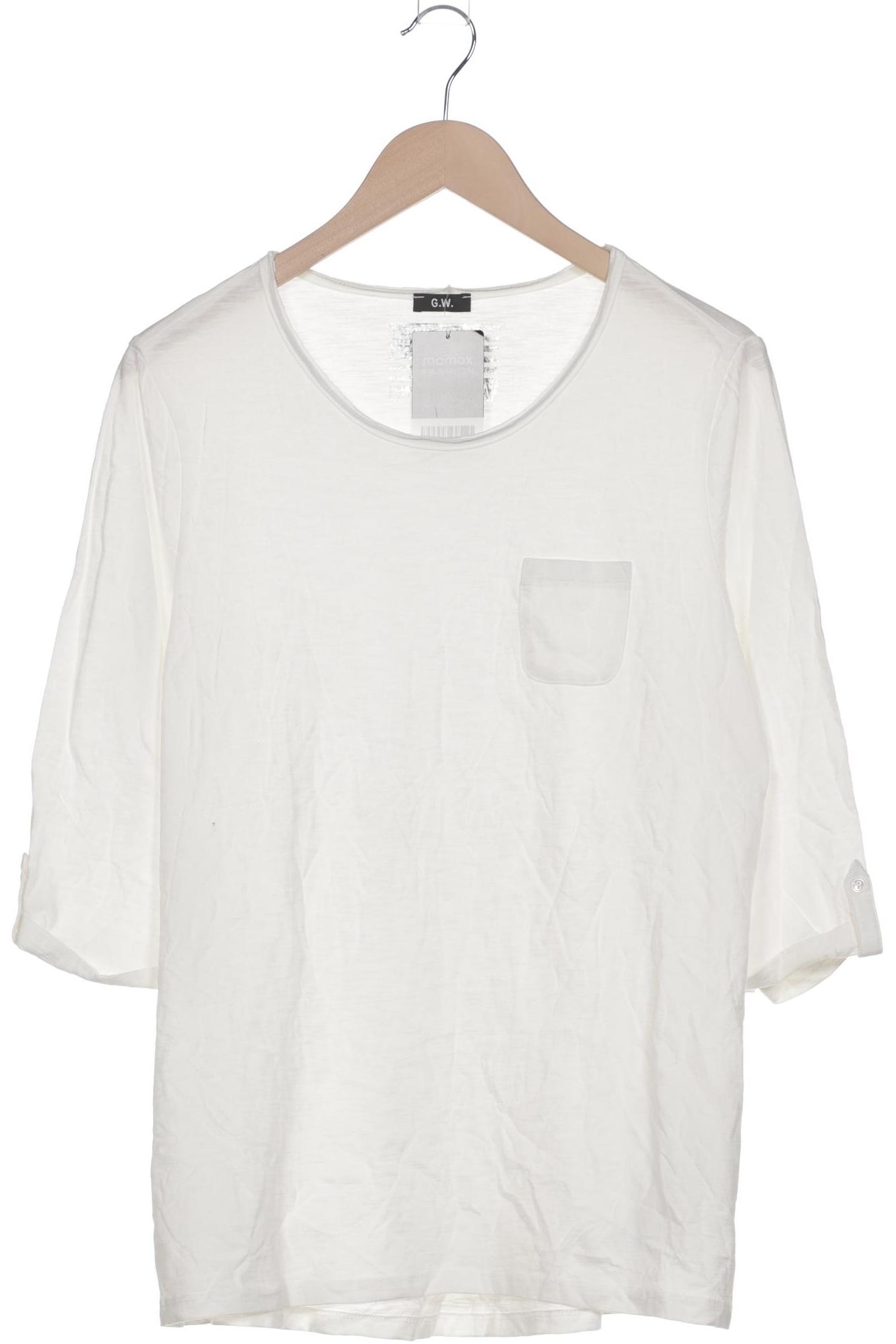 

Gerry Weber Damen Langarmshirt, weiß, Gr. 46