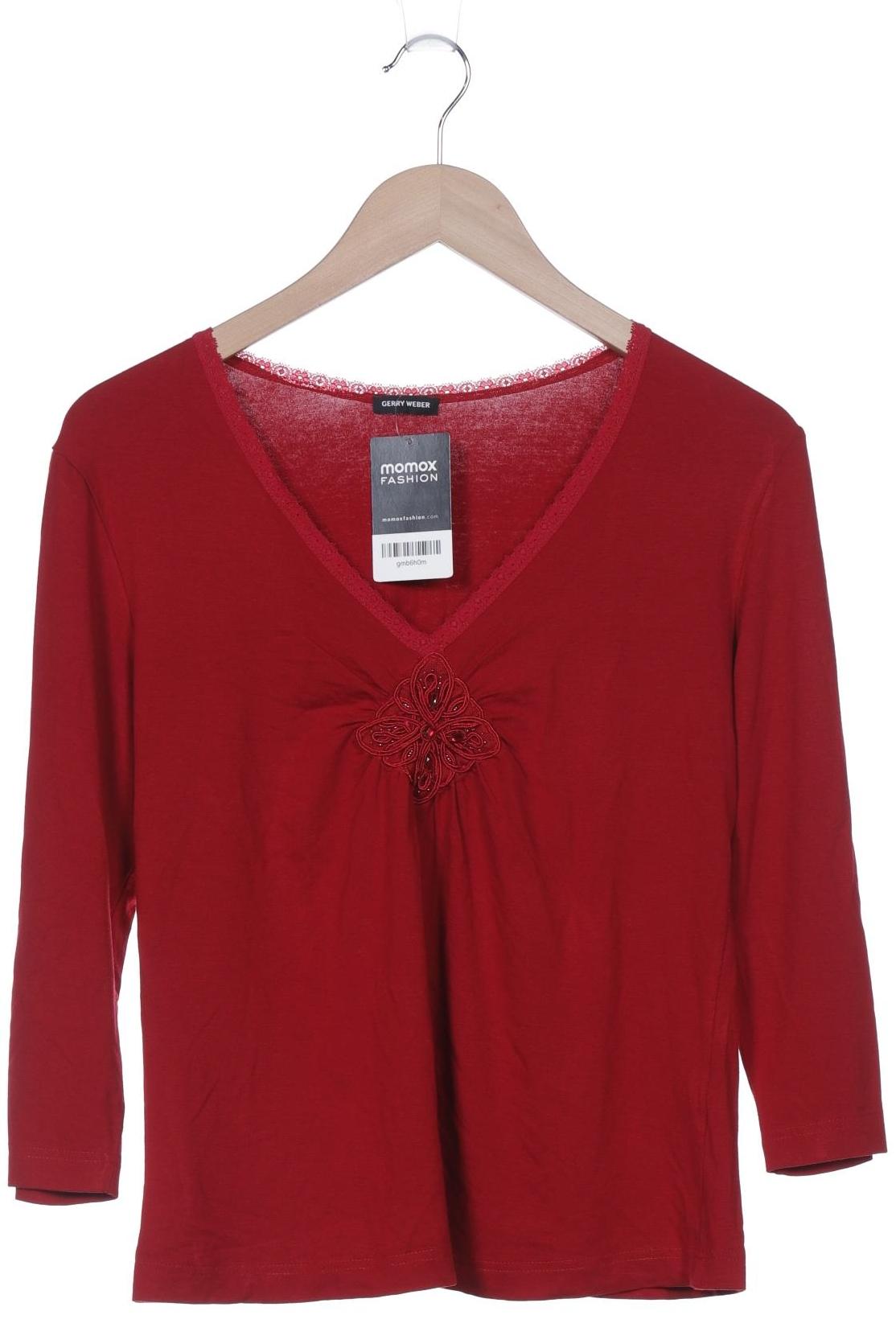 

Gerry Weber Damen Langarmshirt, rot, Gr. 38