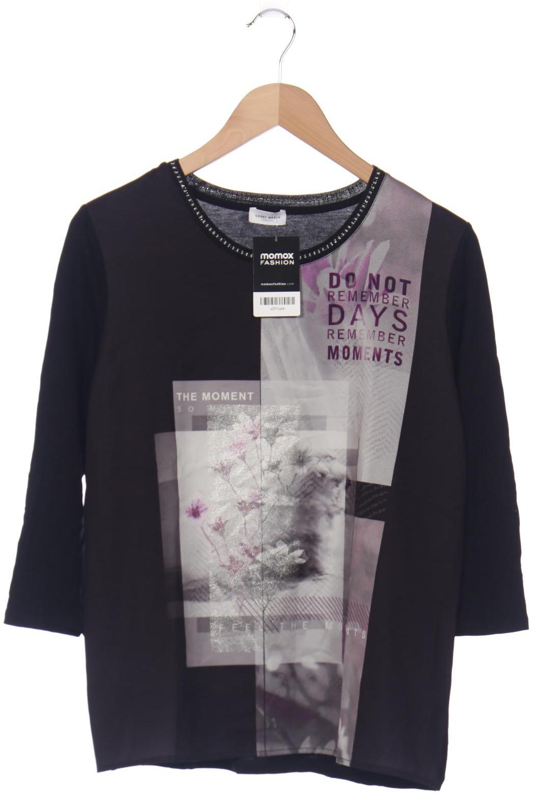 

Gerry Weber Damen Langarmshirt, schwarz, Gr. 42