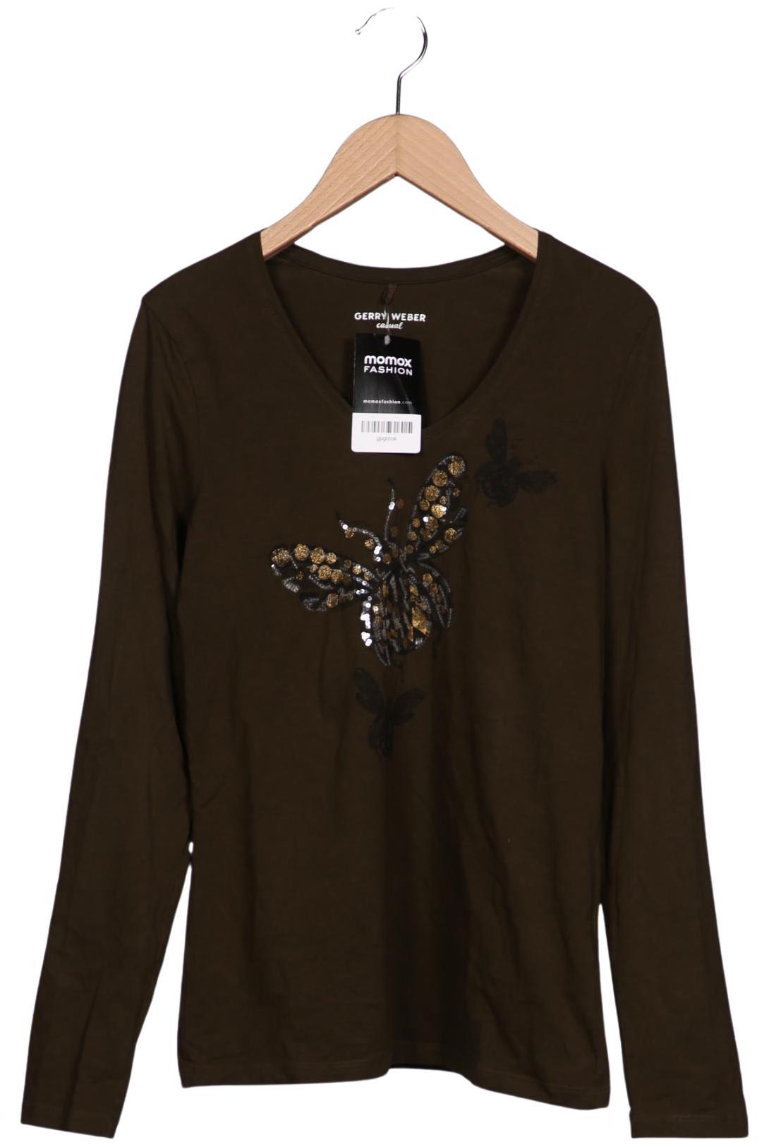 

Gerry Weber Damen Langarmshirt, grün, Gr. 38