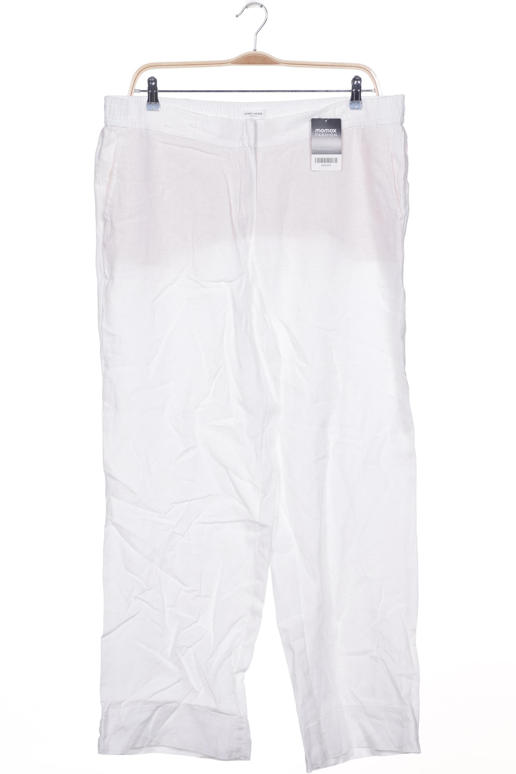 

Gerry Weber Damen Stoffhose, weiß, Gr. 52