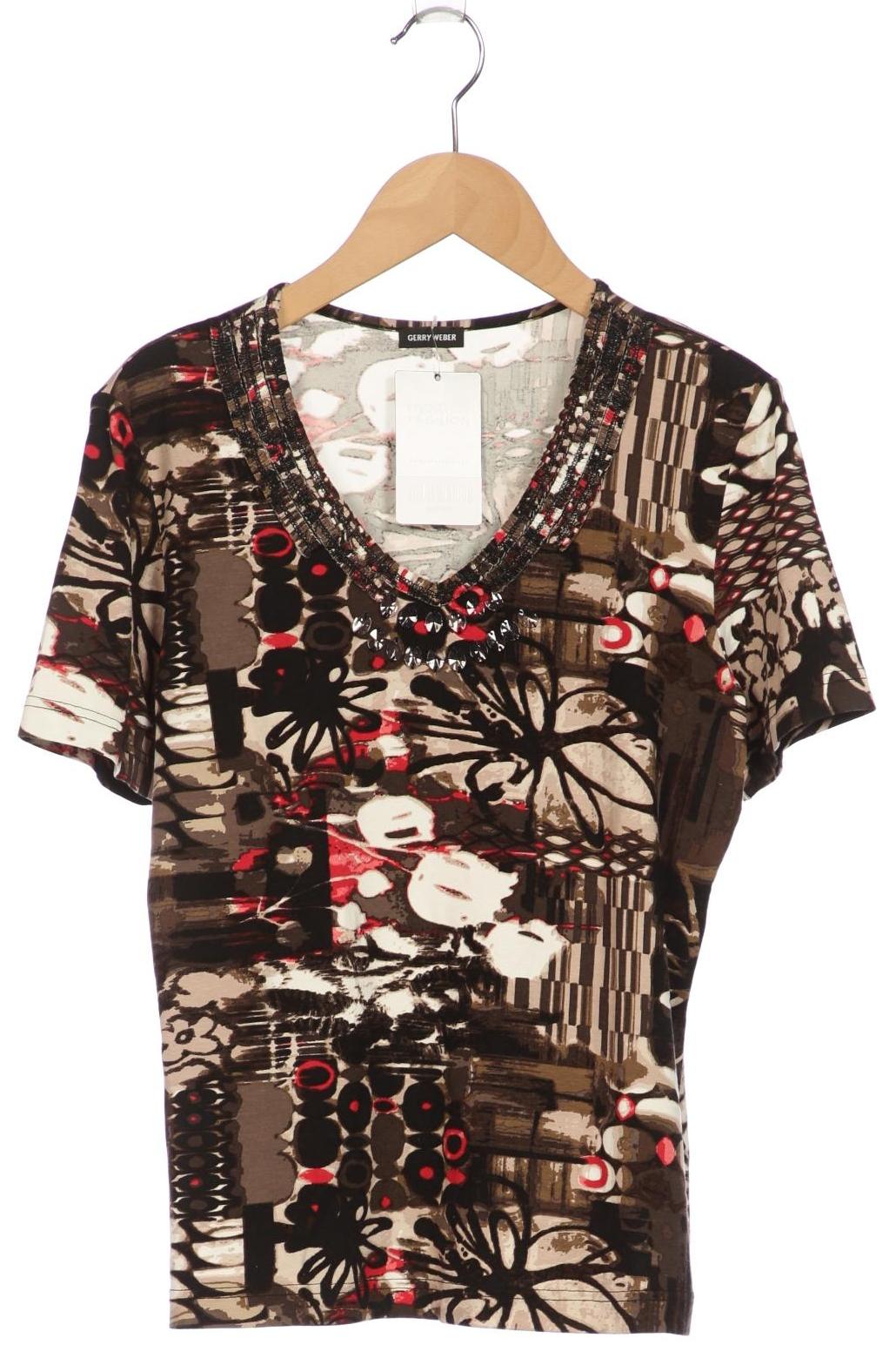

Gerry Weber Damen T-Shirt, braun, Gr. 34