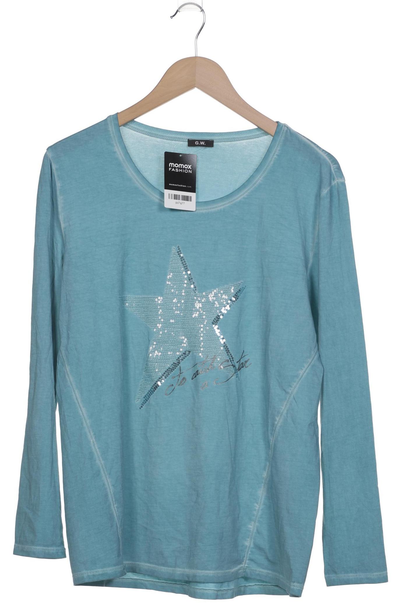 

Gerry Weber Damen Langarmshirt, türkis, Gr. 42