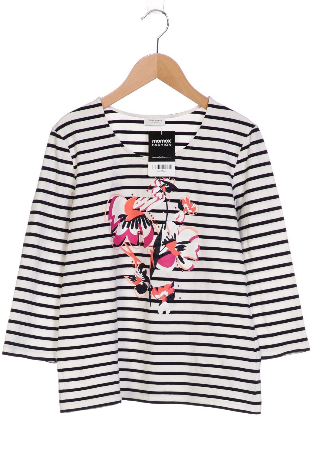 

Gerry Weber Damen Langarmshirt, weiß, Gr. 40