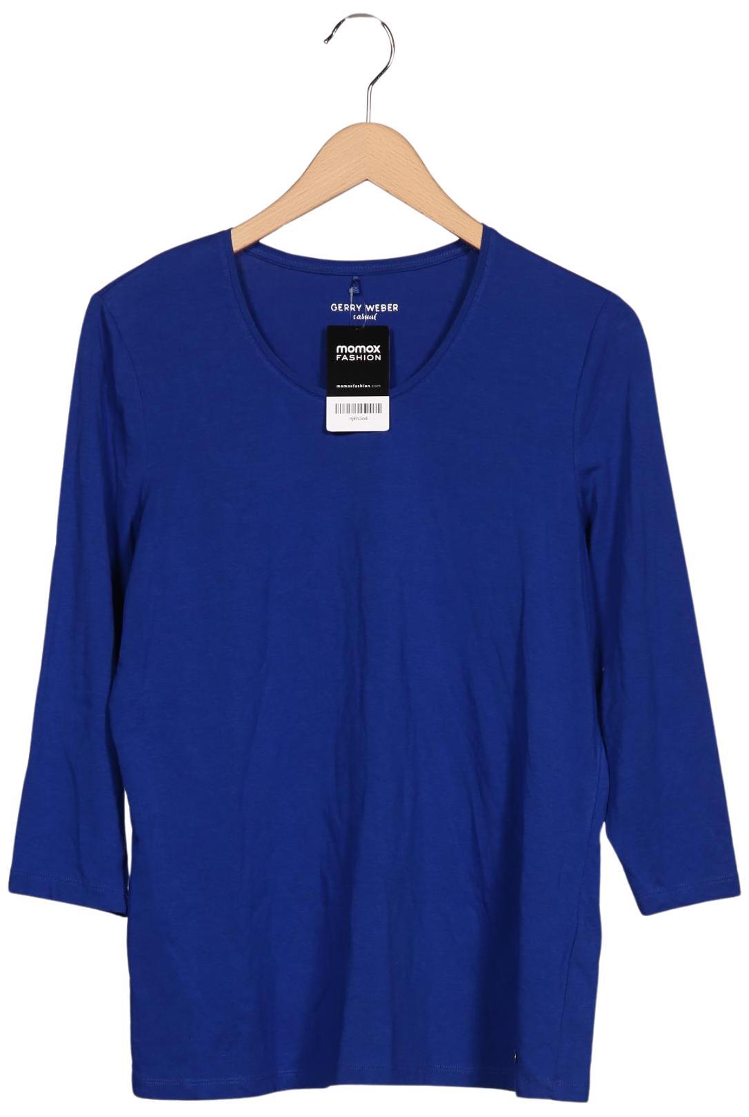 

Gerry Weber Damen Langarmshirt, blau, Gr. 44