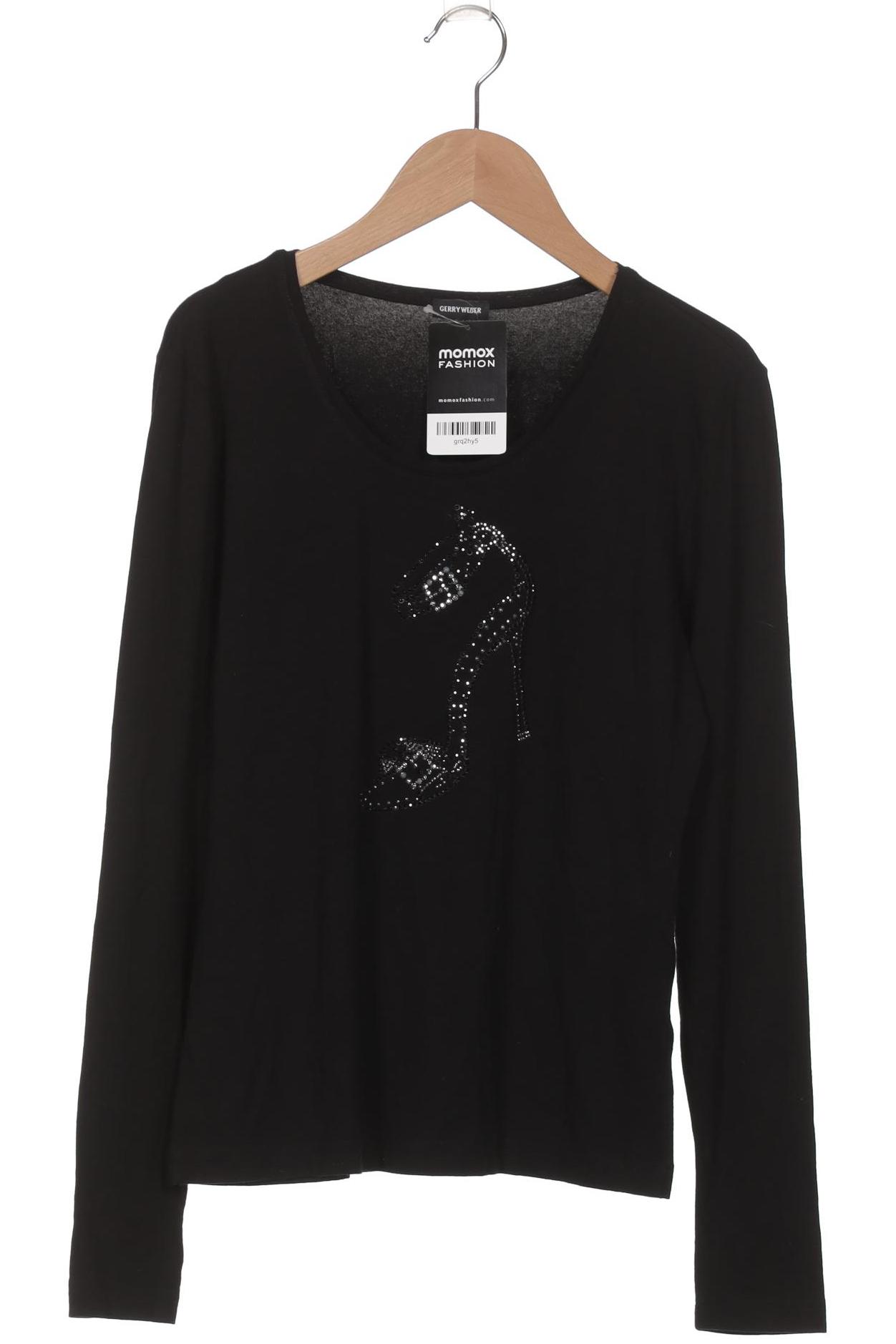 

Gerry Weber Damen Langarmshirt, schwarz, Gr. 36