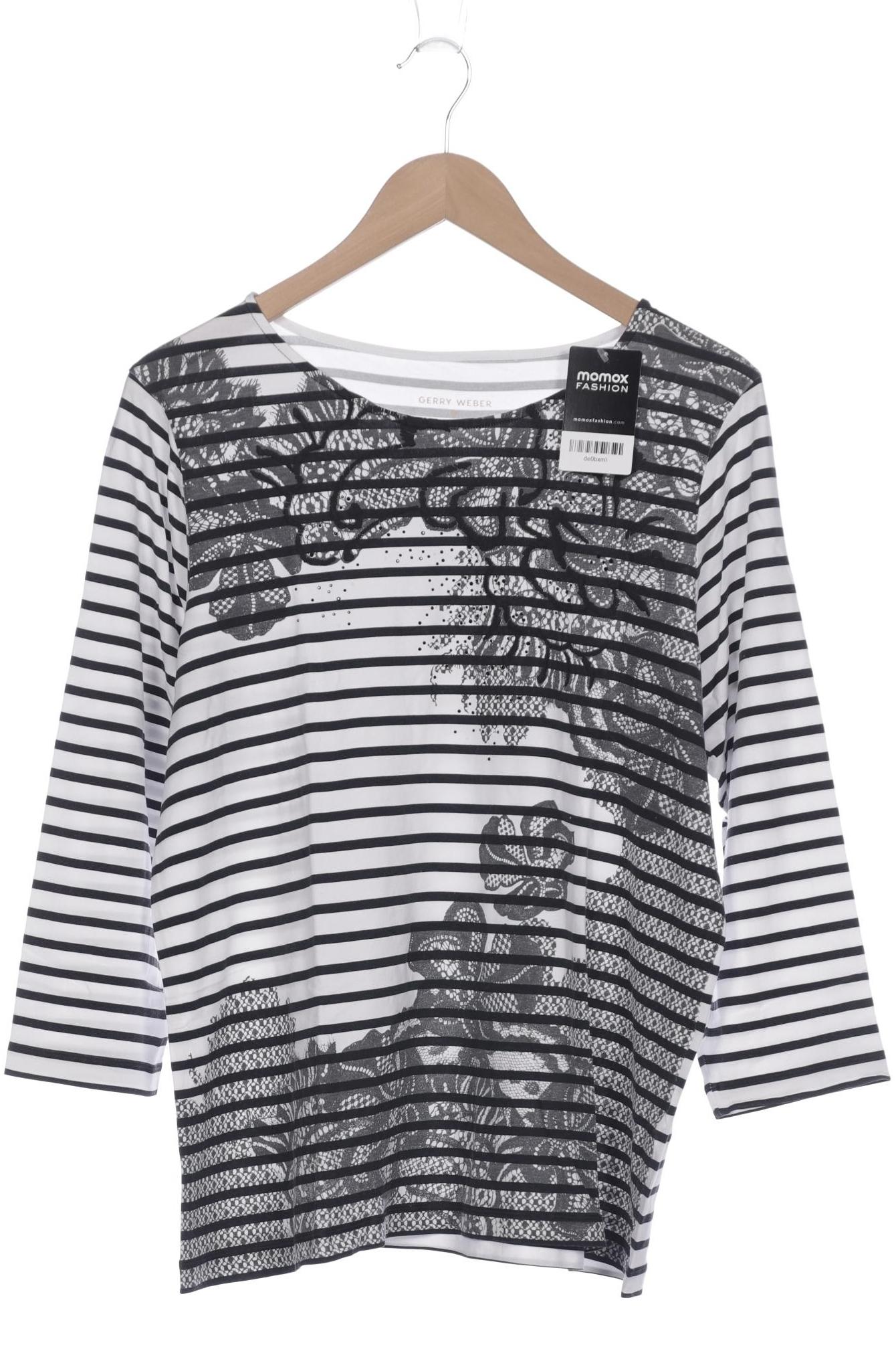 

Gerry Weber Damen Langarmshirt, weiß, Gr. 44