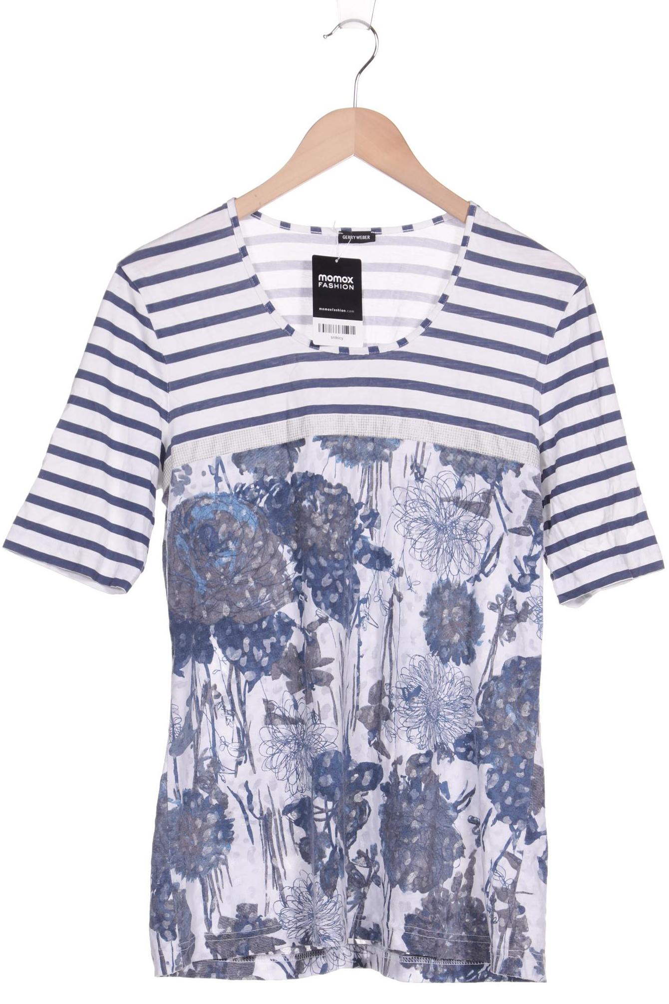 

Gerry Weber Damen T-Shirt, blau, Gr. 42