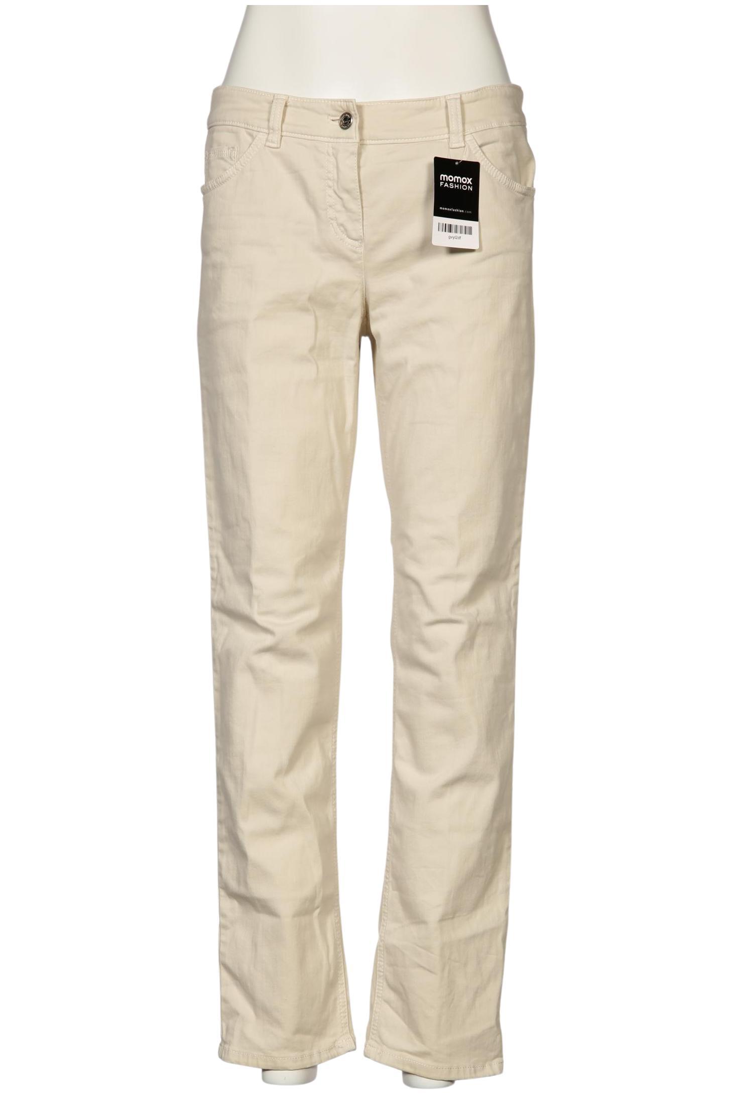 

Gerry Weber Damen Jeans, beige, Gr. 40