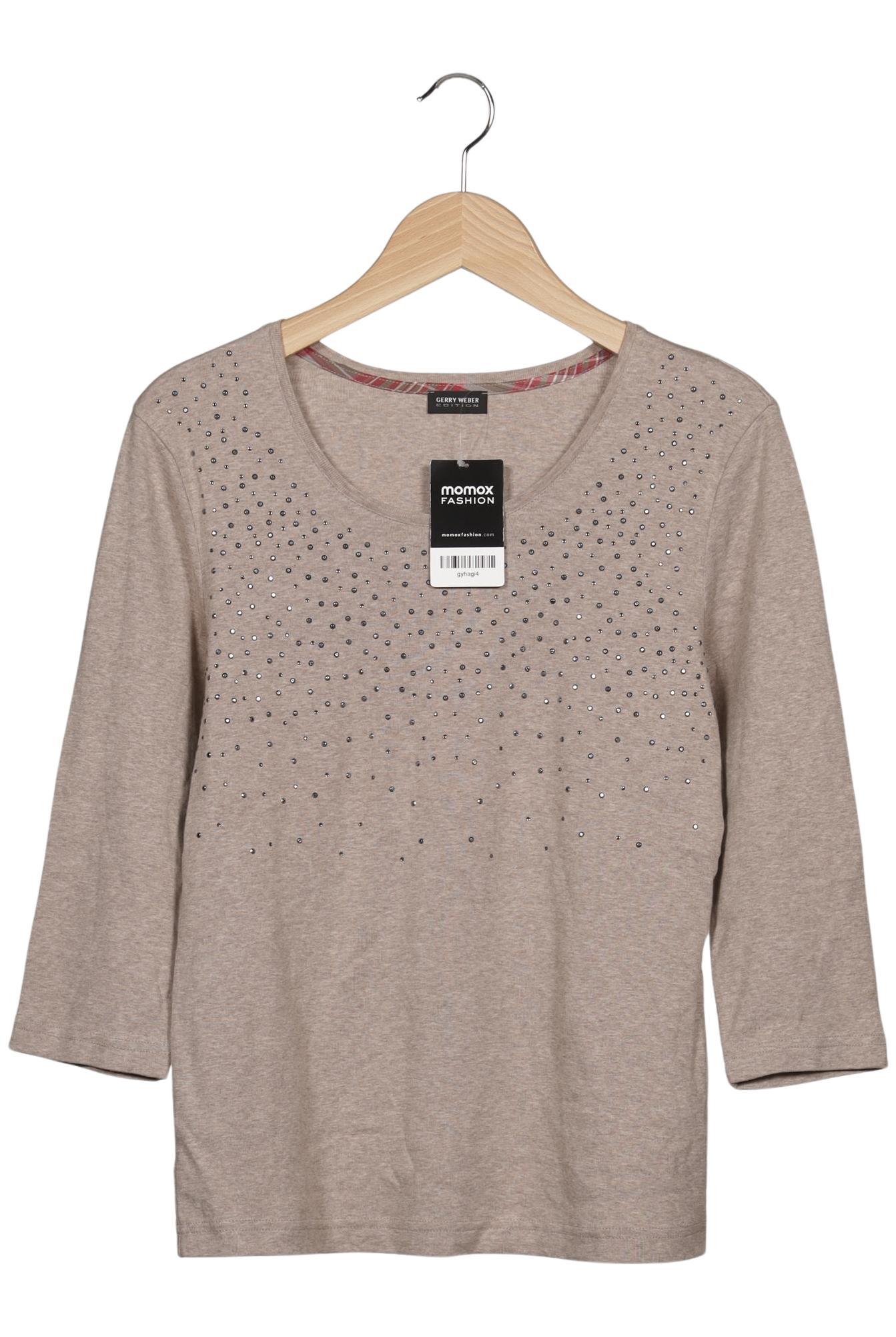 

Gerry Weber Damen Langarmshirt, beige, Gr. 38