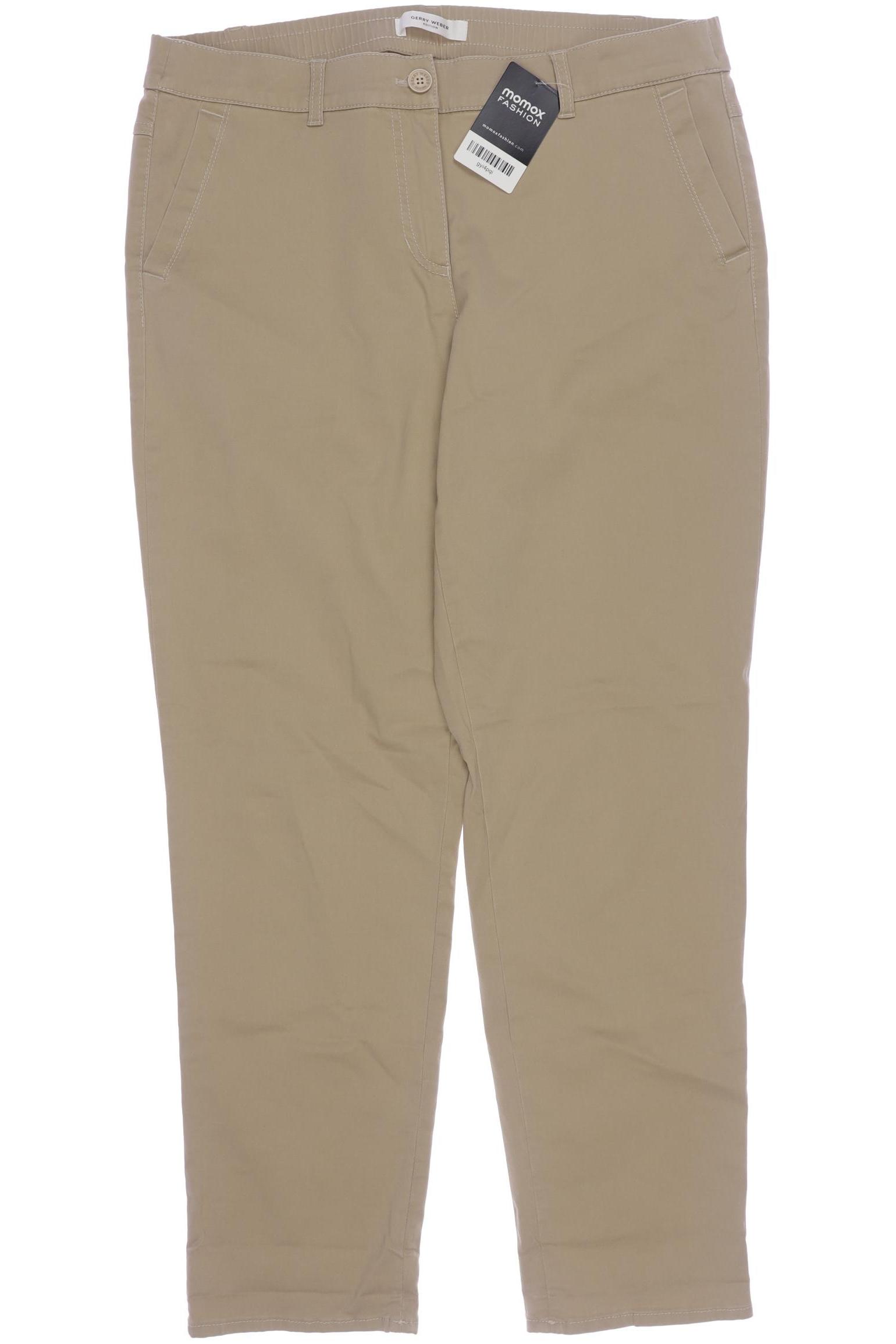 

Gerry Weber Damen Stoffhose, beige, Gr. 42