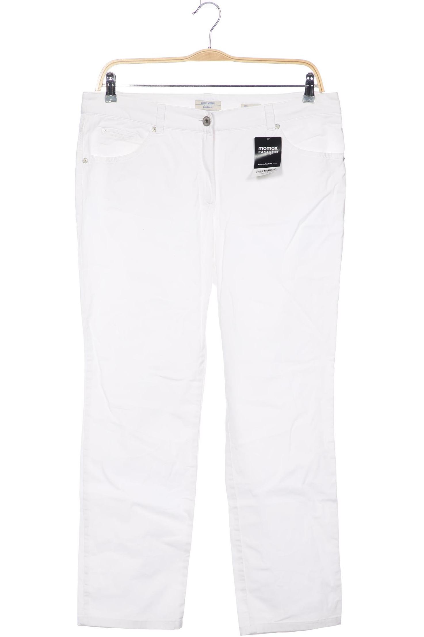 

Gerry Weber Damen Stoffhose, weiß, Gr. 46