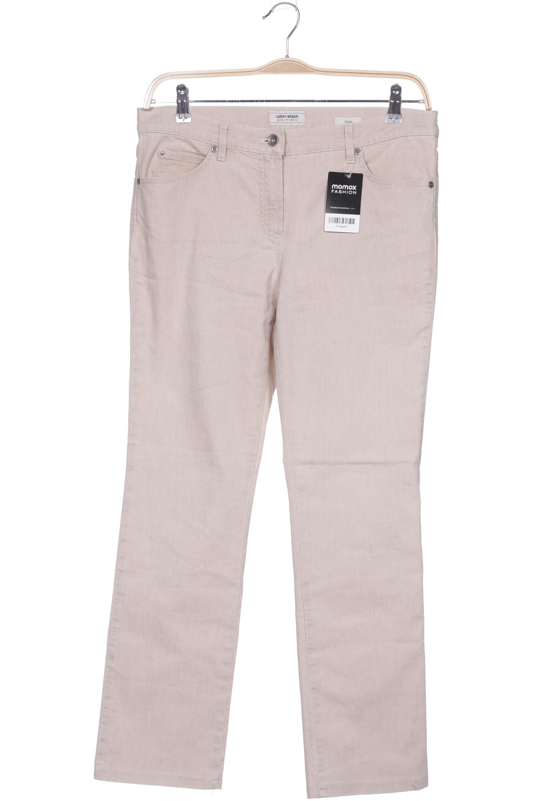 

Gerry Weber Damen Stoffhose, beige, Gr. 44