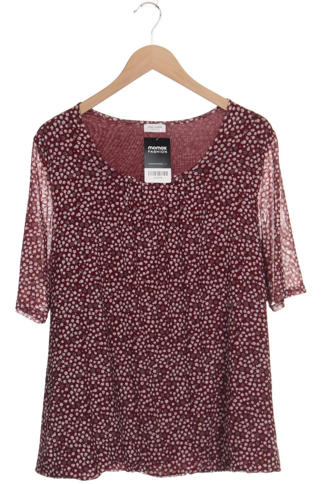 

Gerry Weber Damen T-Shirt, bordeaux, Gr. 46