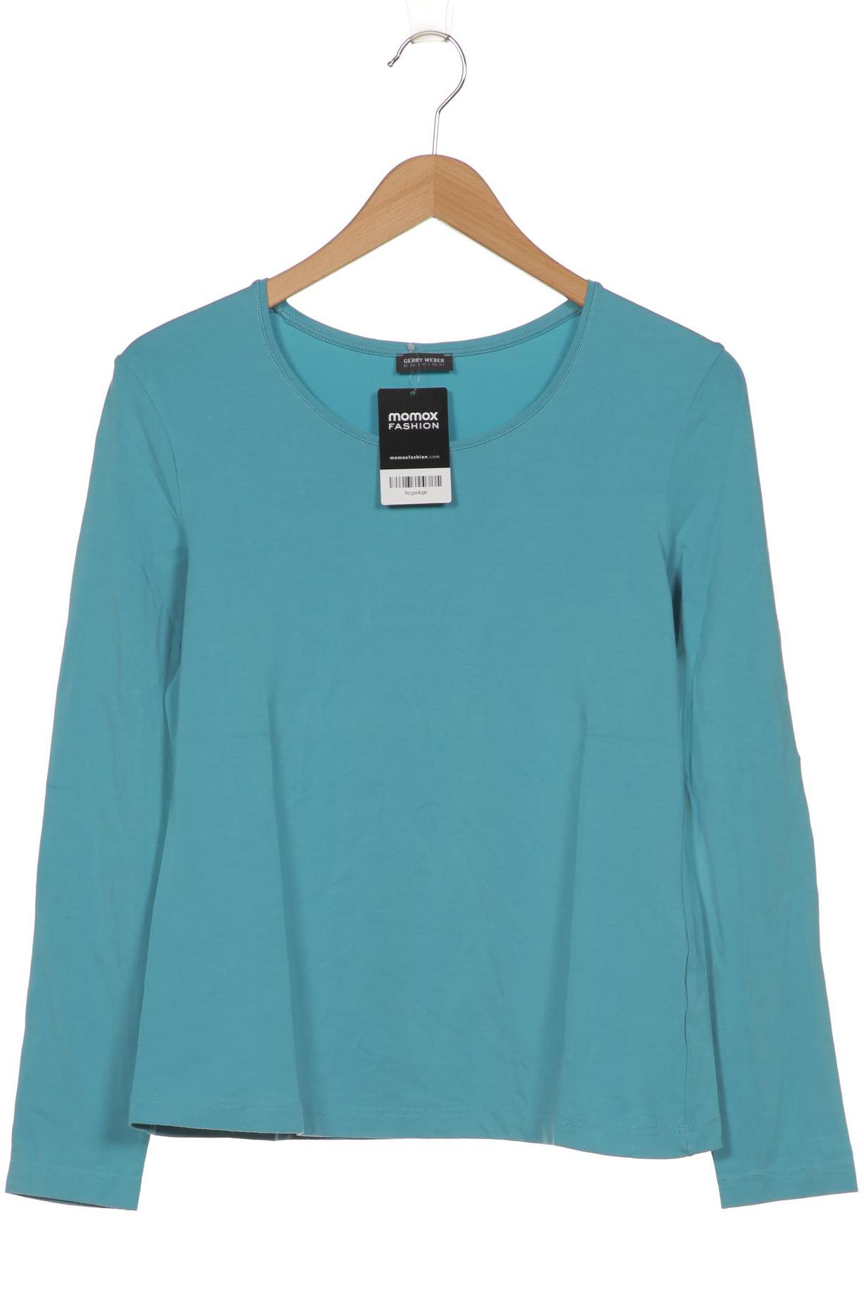 

Gerry Weber Damen Langarmshirt, blau, Gr. 40