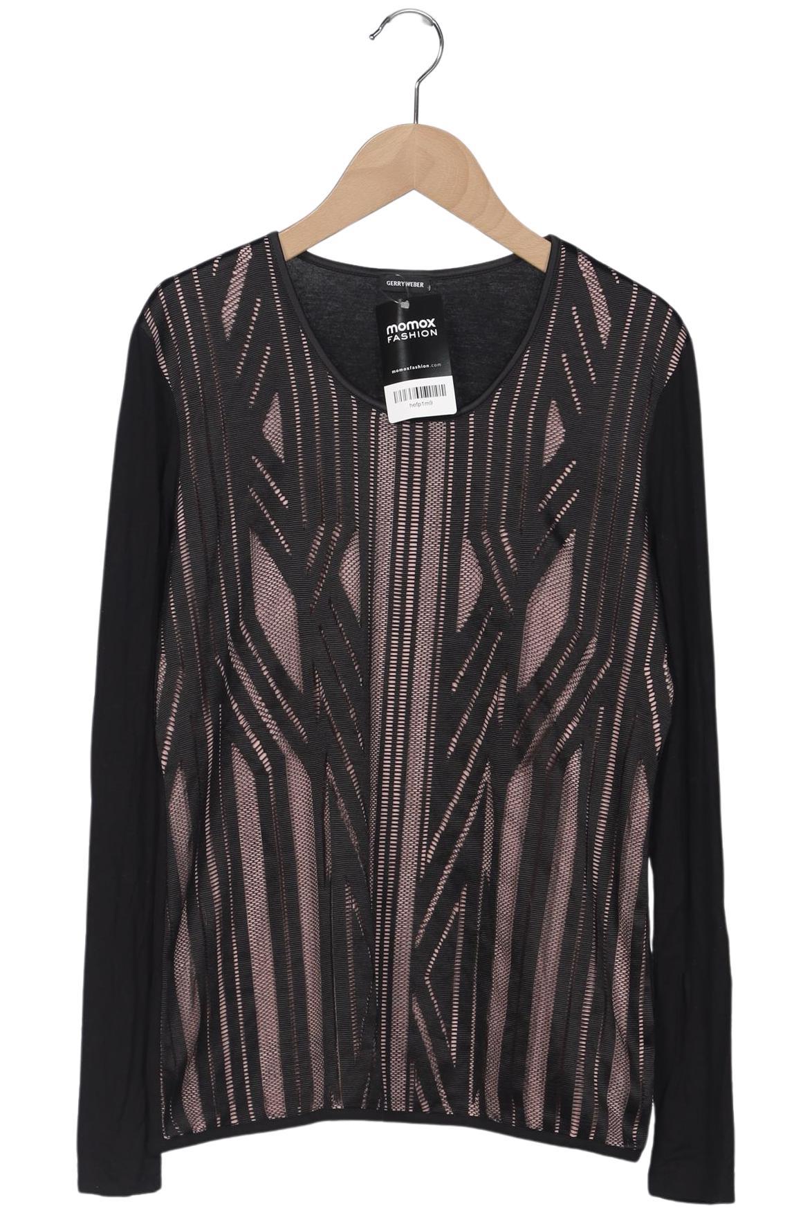 

Gerry Weber Damen Langarmshirt, schwarz, Gr. 38