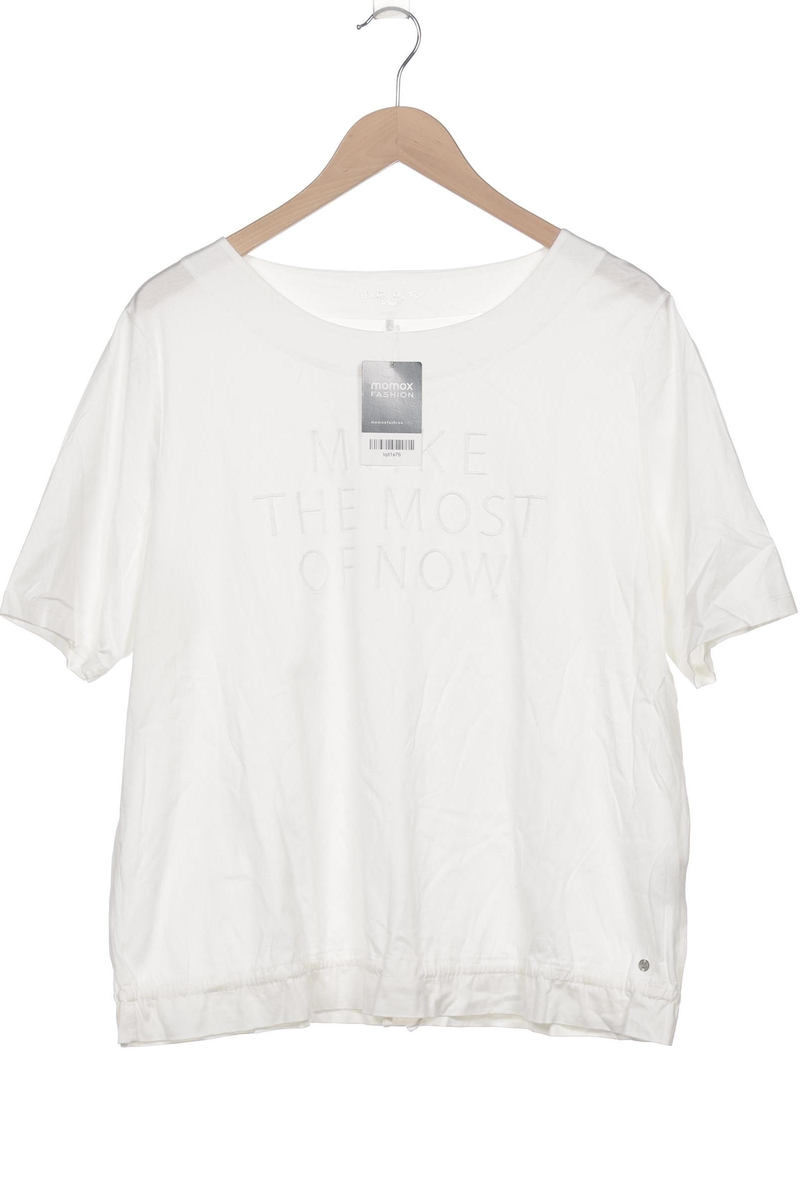 

Gerry Weber Damen T-Shirt, cremeweiß, Gr. 46