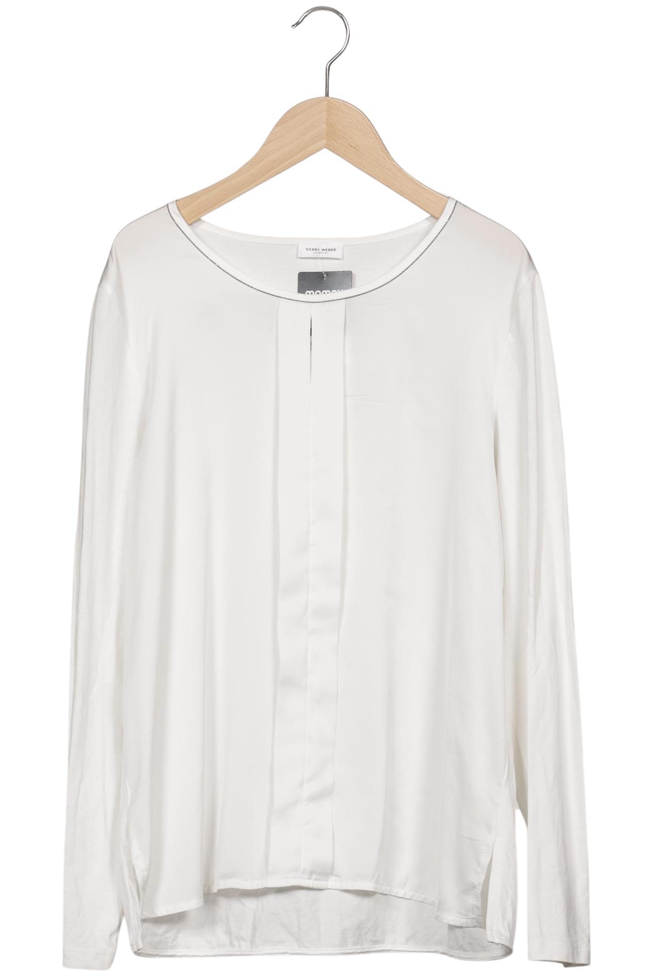 

Gerry Weber Damen Langarmshirt, weiß, Gr. 42