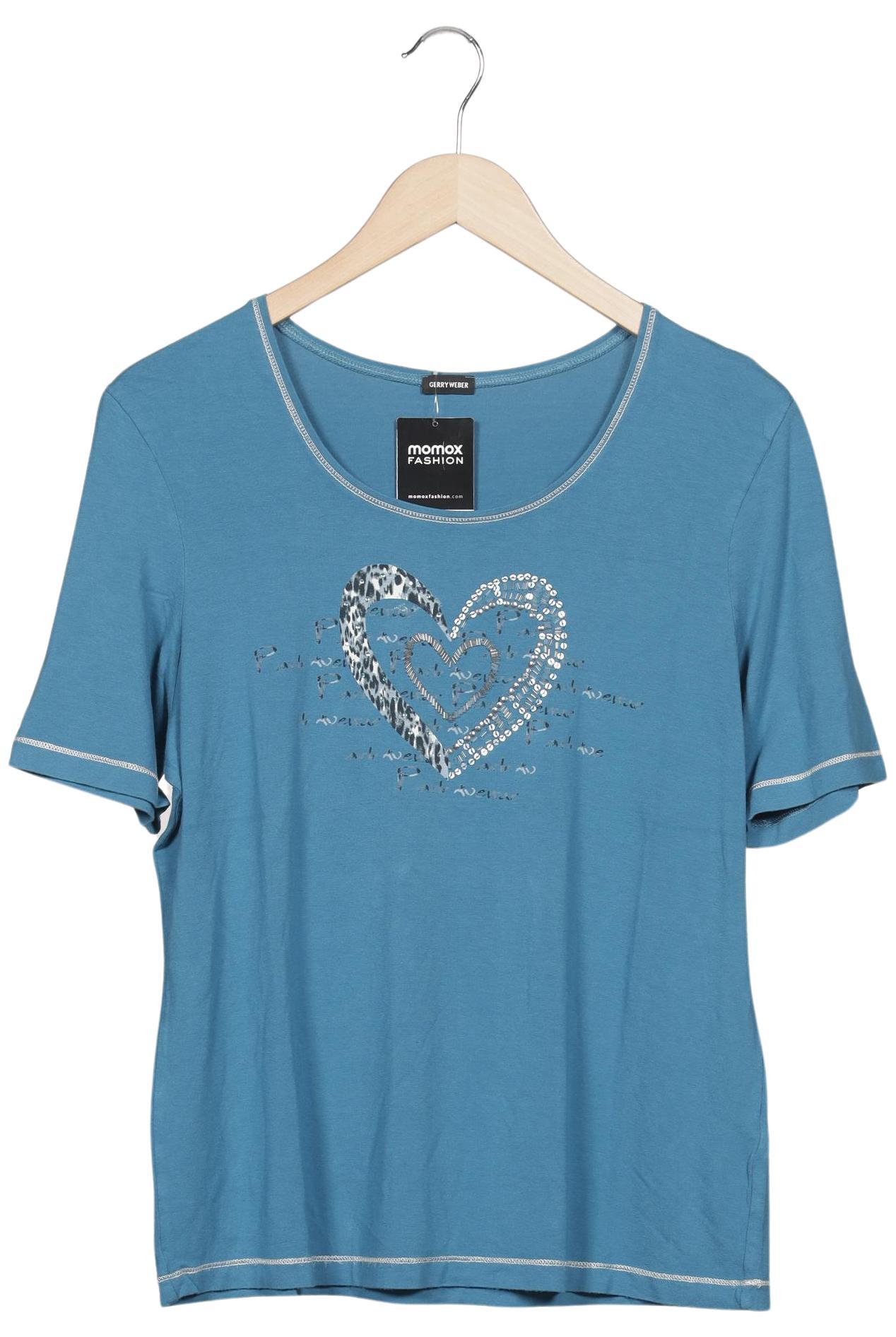 

Gerry Weber Damen T-Shirt, hellblau, Gr. 44
