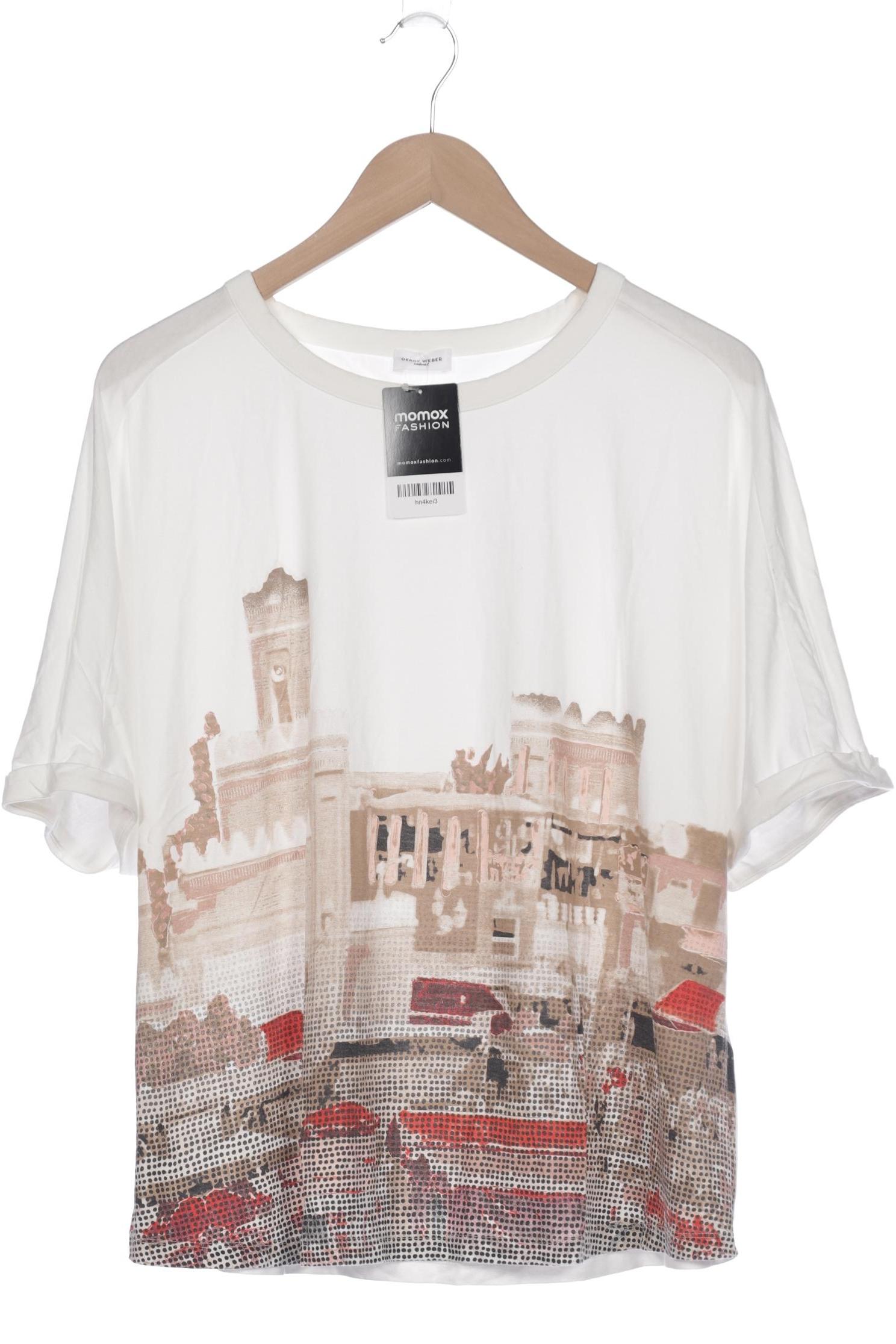 

Gerry Weber Damen T-Shirt, cremeweiß, Gr. 48