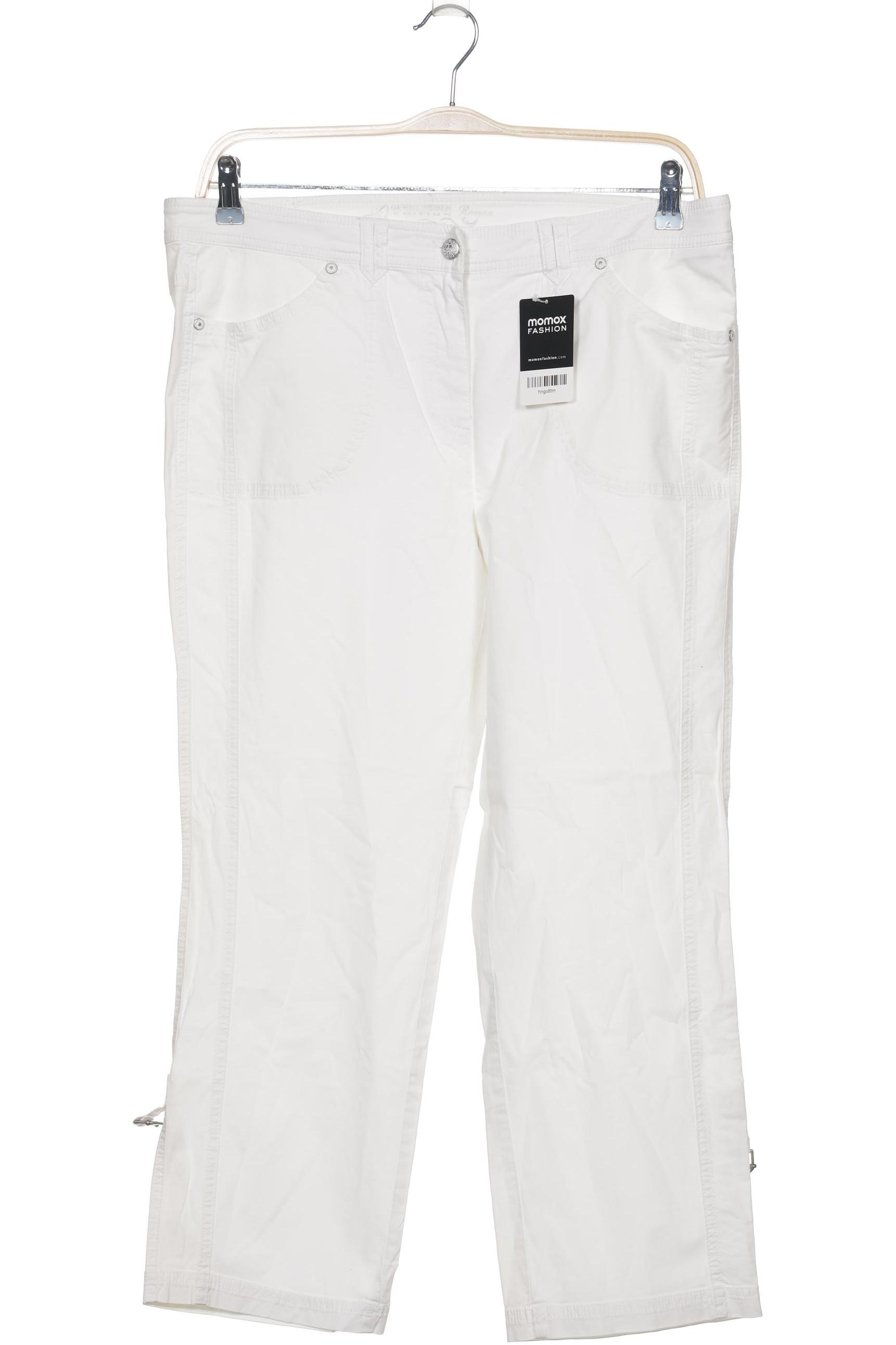 

Gerry Weber Damen Stoffhose, weiß, Gr. 46
