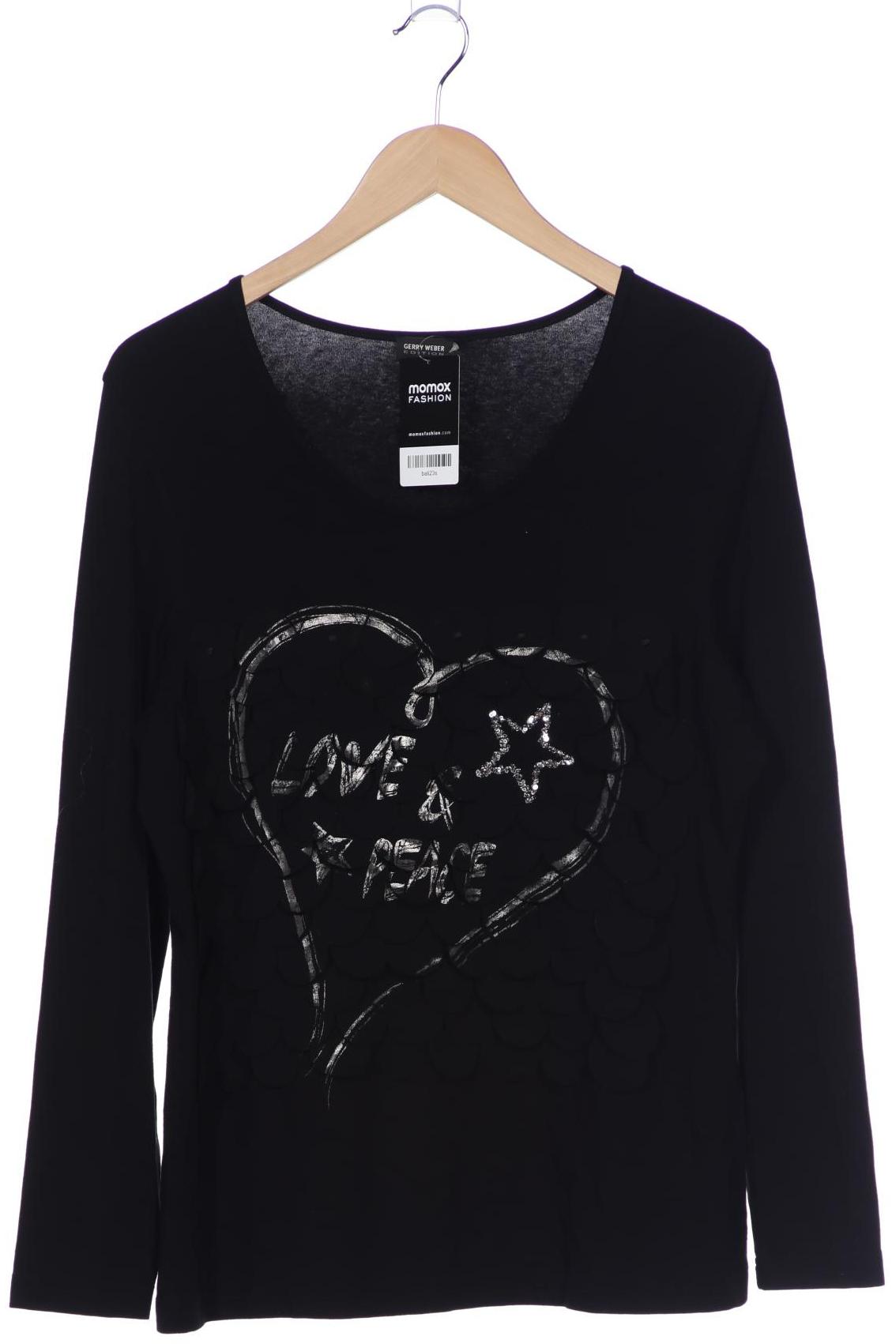 

Gerry Weber Damen Langarmshirt, schwarz, Gr. 42
