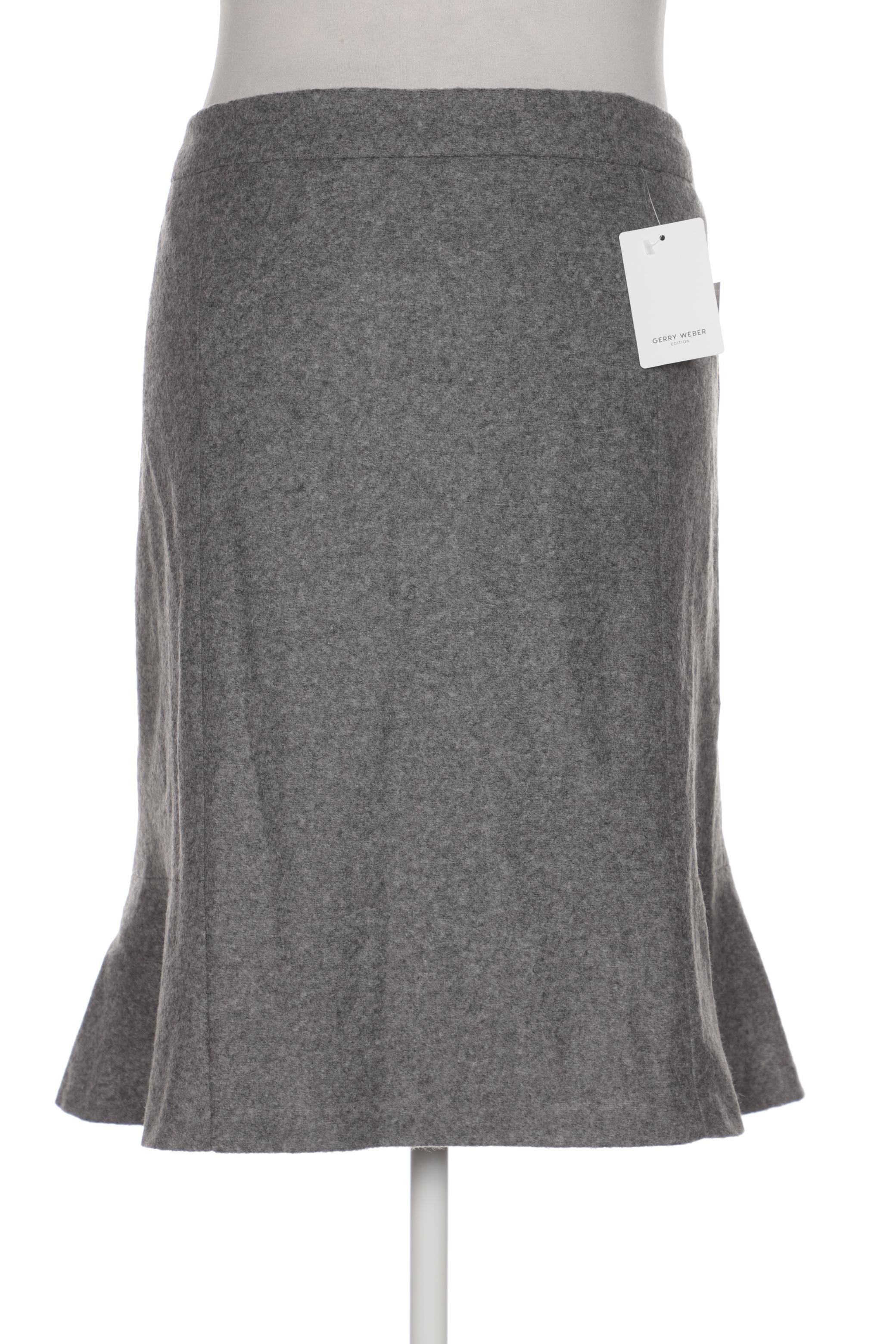 

Gerry Weber Damen Rock, grau, Gr. 48