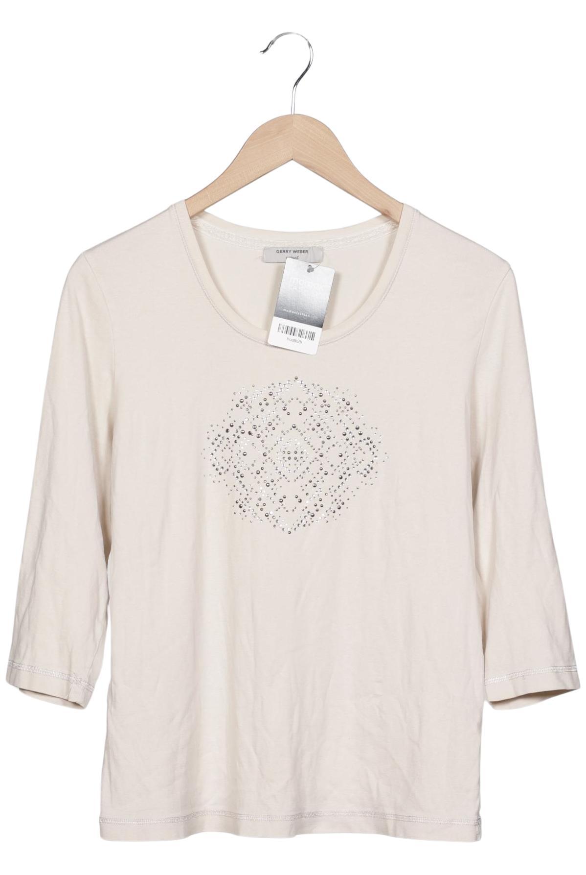 

Gerry Weber Damen Langarmshirt, beige, Gr. 42