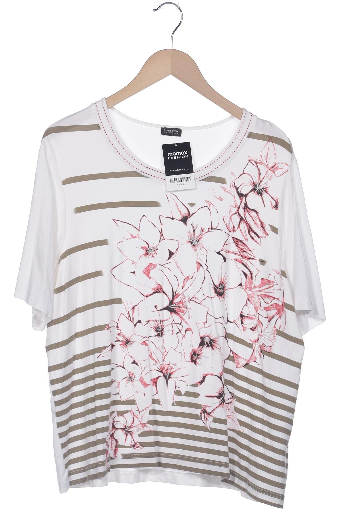 

Gerry Weber Damen T-Shirt, weiß, Gr. 48
