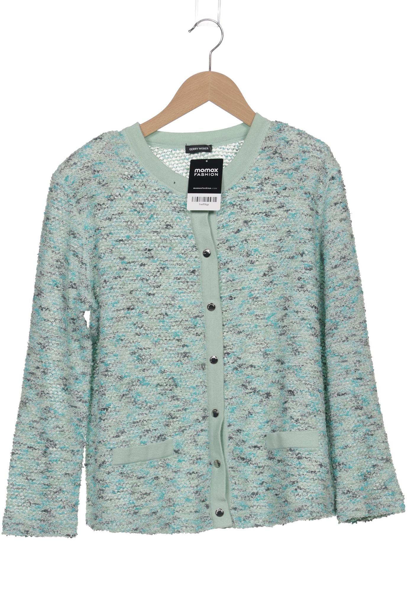 

Gerry Weber Damen Strickjacke, türkis, Gr. 44
